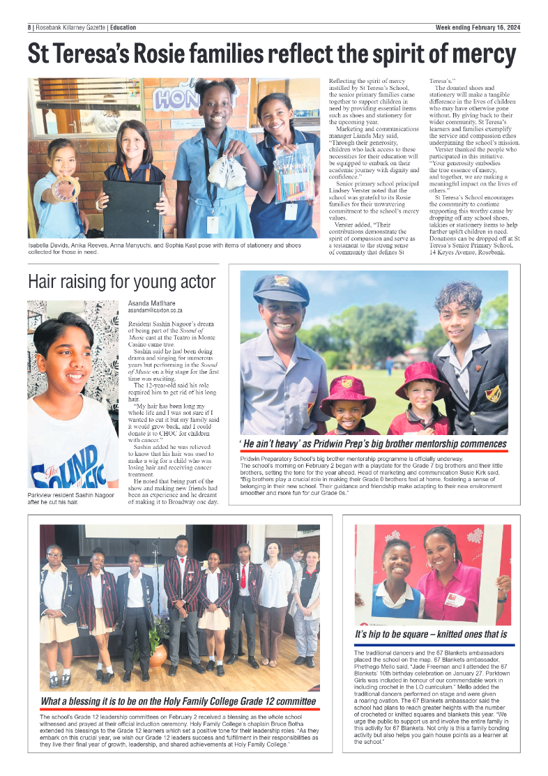 Rosebank Killarney Gazette 16 February 2024 page 8