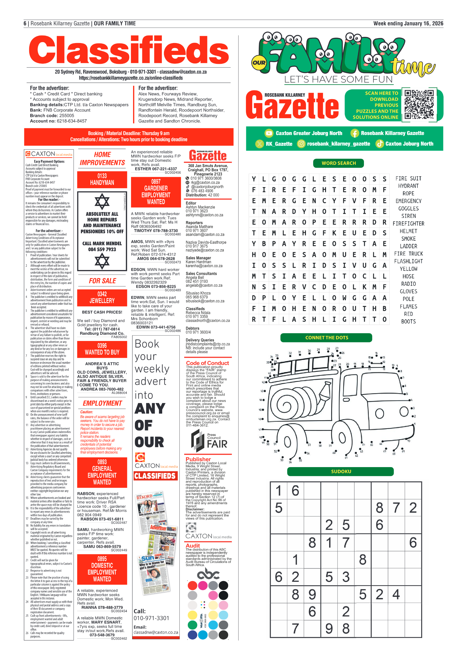 Rosebank Killarney Gazette 16 January 2026 page 6