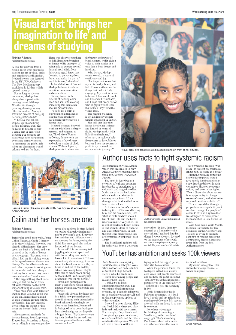 Rosebank Killarney Gazette 16 June 2023 page 10