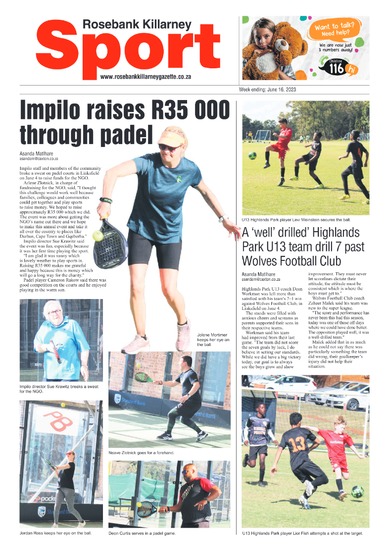 Rosebank Killarney Gazette 16 June 2023 page 12
