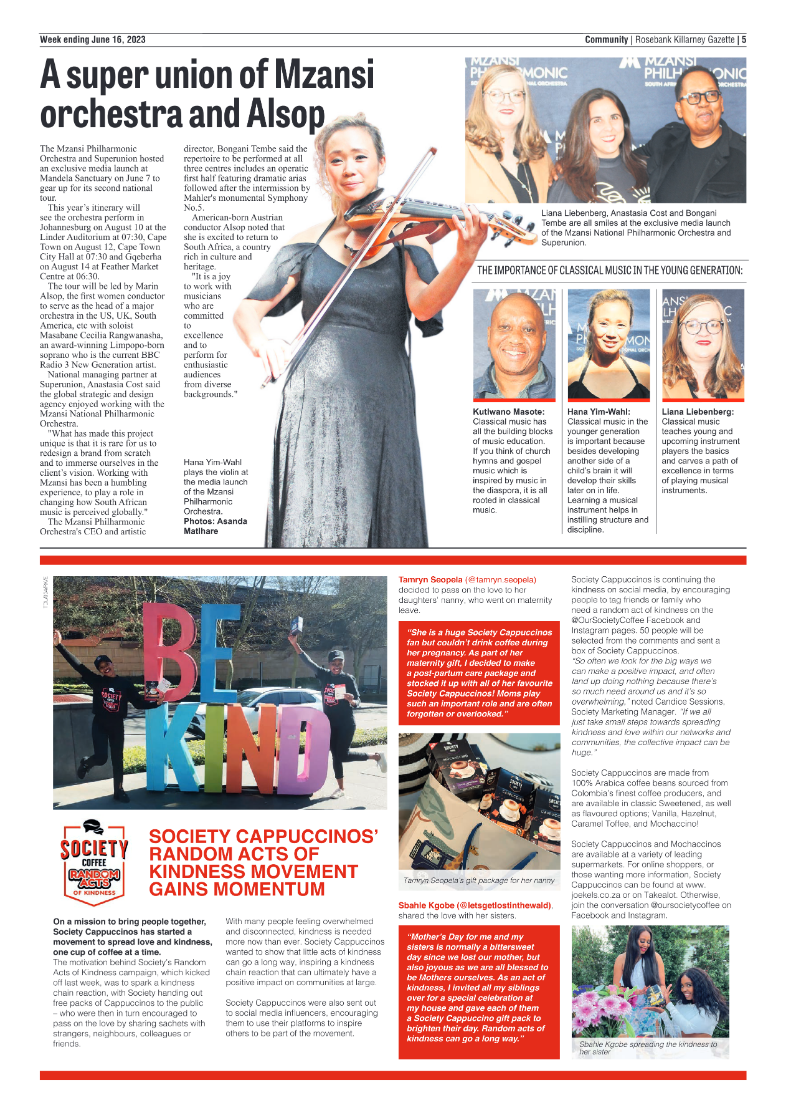Rosebank Killarney Gazette 16 June 2023 page 5