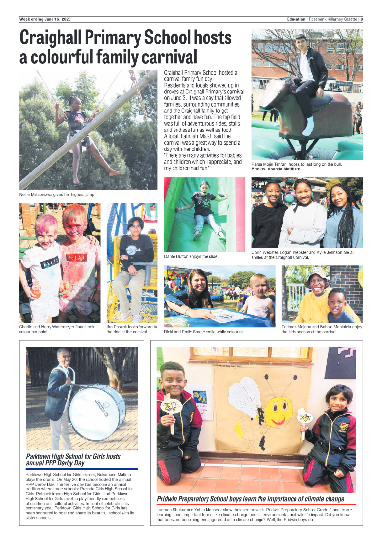 Rosebank Killarney Gazette 16 June 2023 page 9