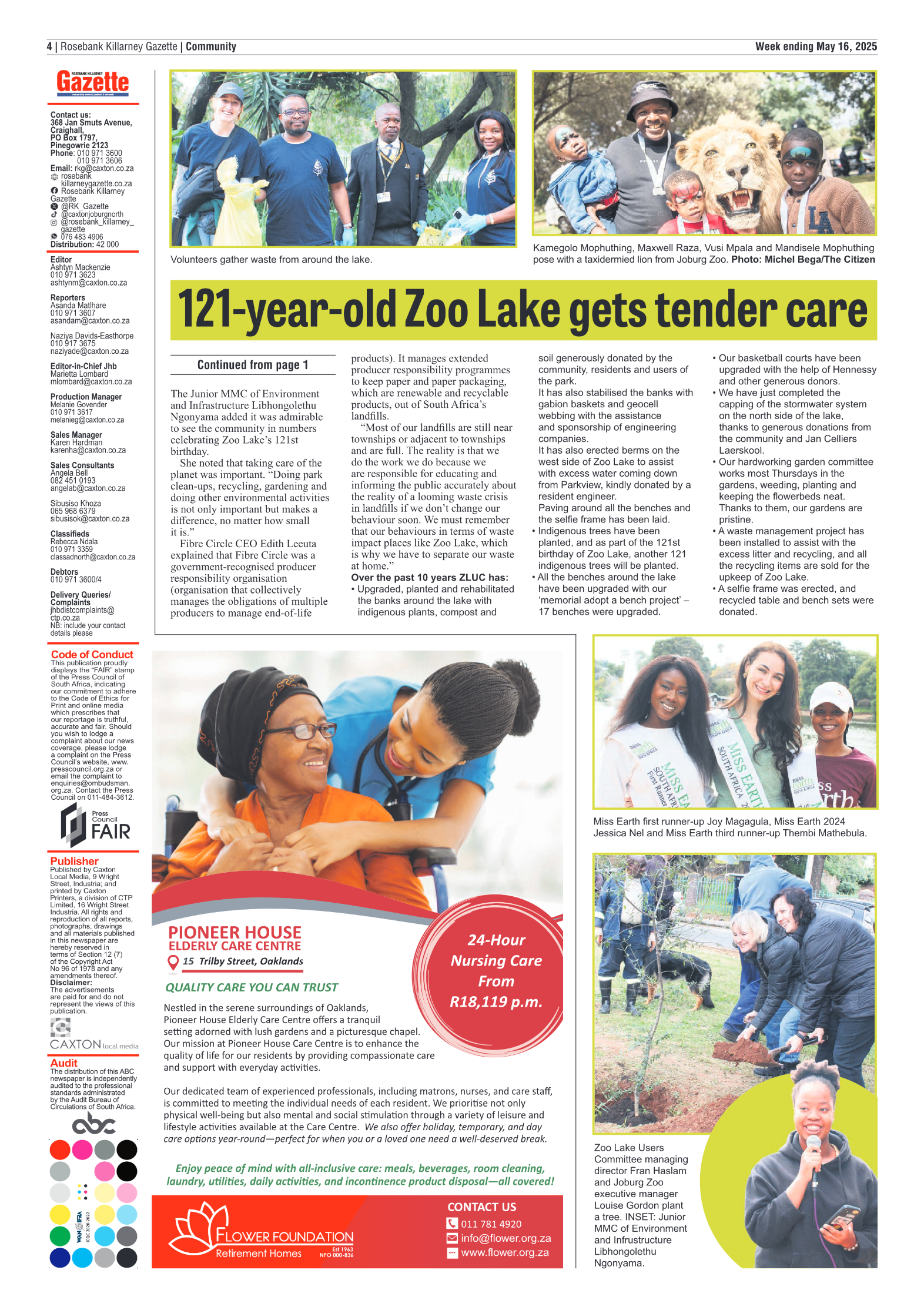 Rosebank Killarney Gazette 16 May 2025 page 4