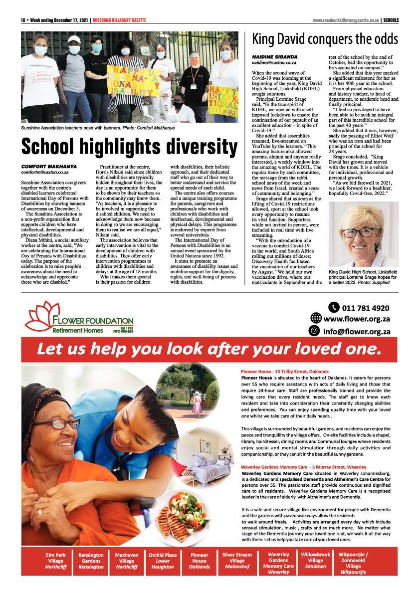 Rosebank Killarney Gazette 17 December 2021 page 10