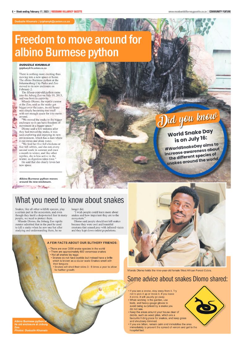 Rosebank Killarney Gazette 17 Feb 2023 page 6