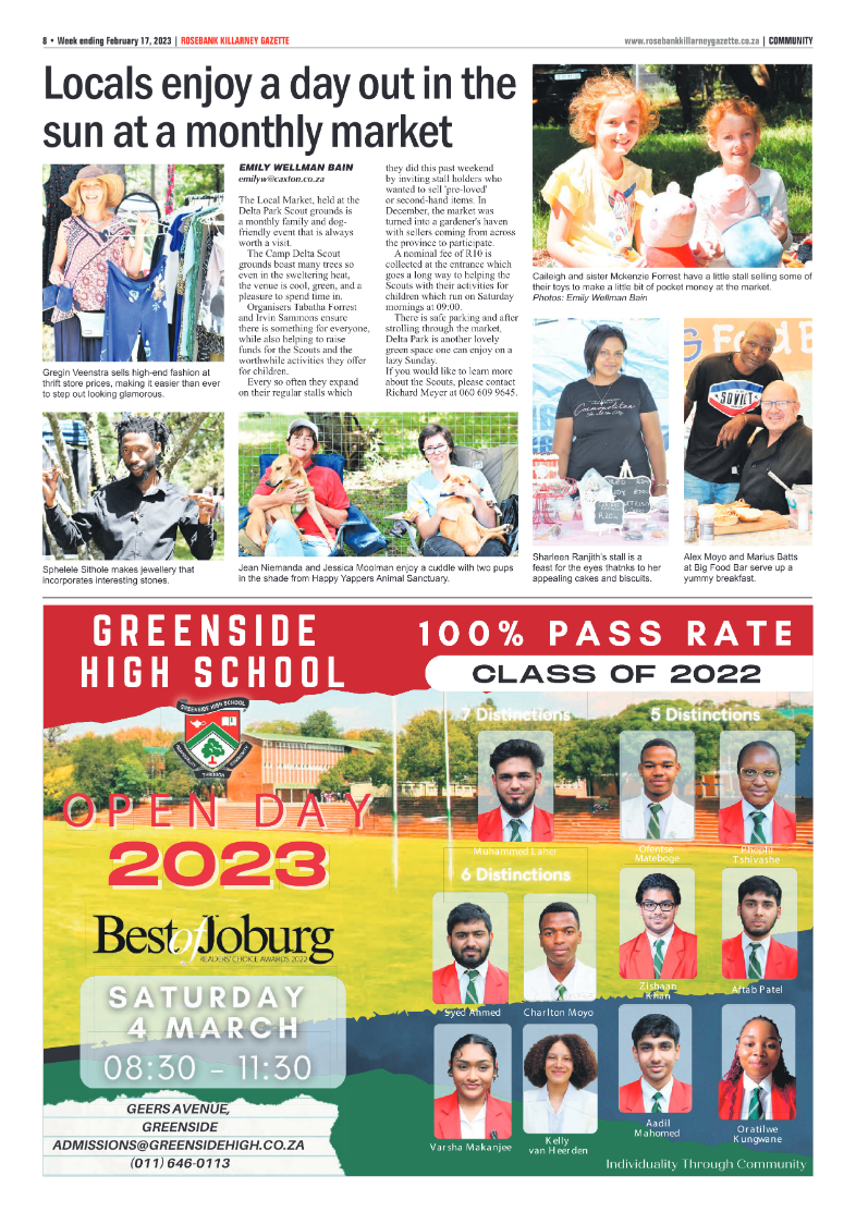 Rosebank Killarney Gazette 17 Feb 2023 page 8