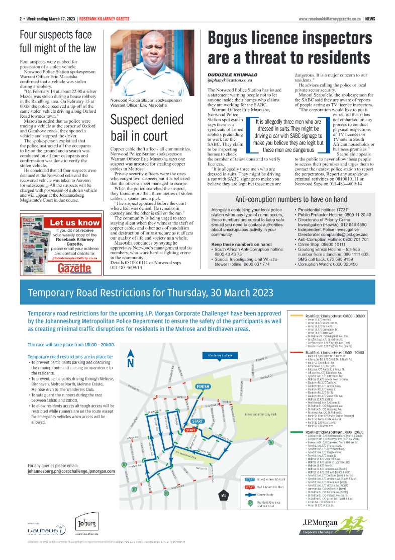 Rosebank Killarney Gazette 17 March 2023 page 2