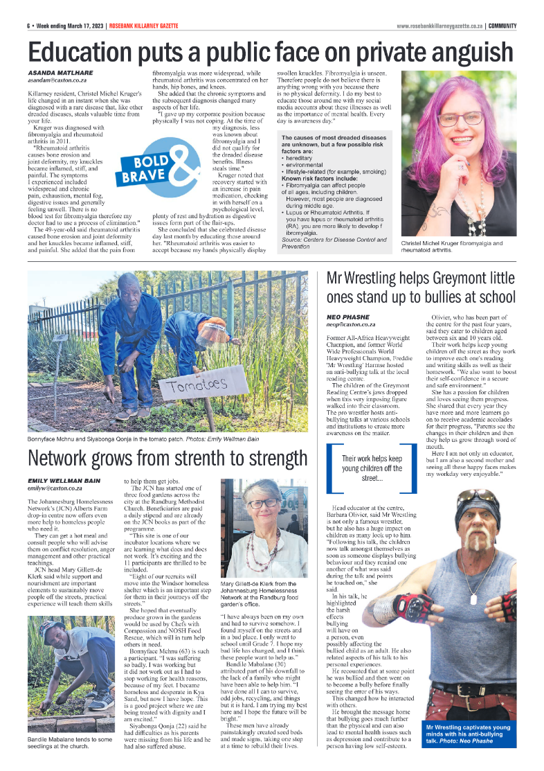 Rosebank Killarney Gazette 17 March 2023 page 6