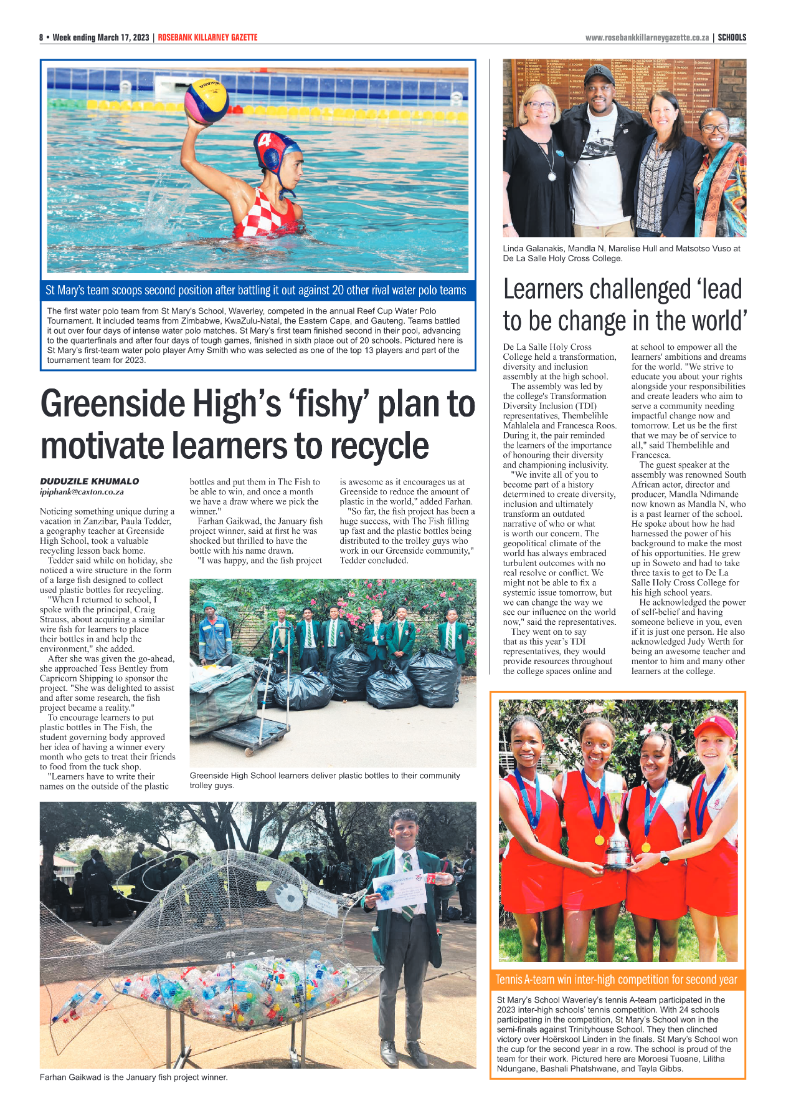 Rosebank Killarney Gazette 17 March 2023 page 8