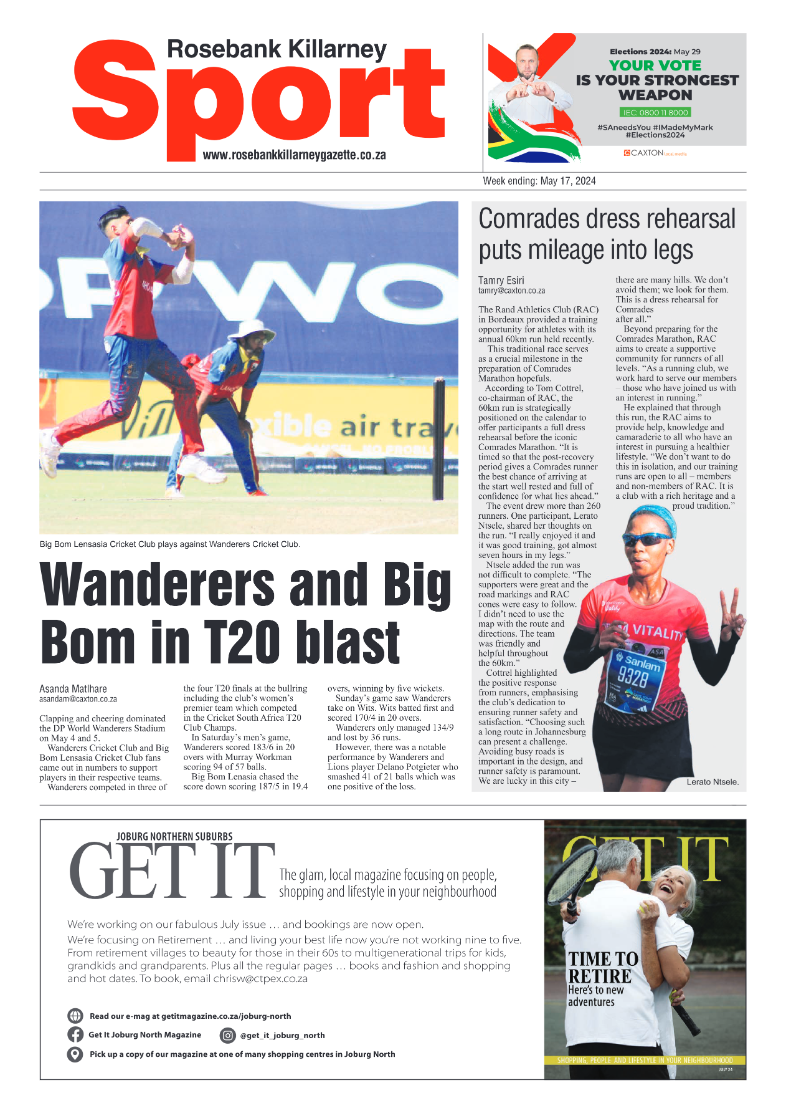 Rosebank Killarney Gazette 17 May 2024 page 12