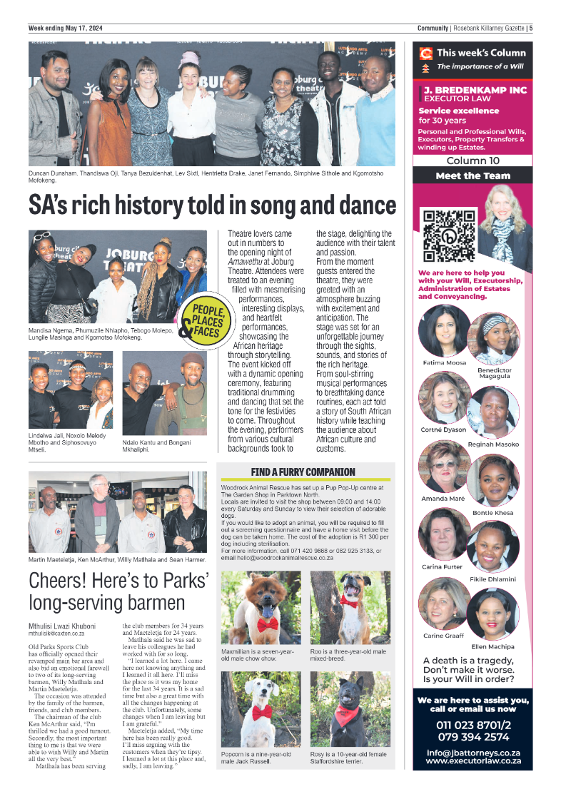 Rosebank Killarney Gazette 17 May 2024 page 5
