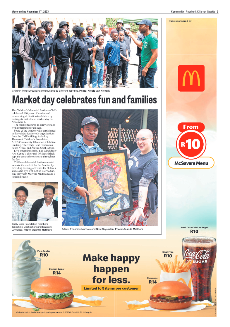 Rosebank Killarney Gazette 17 November 2023 page 5