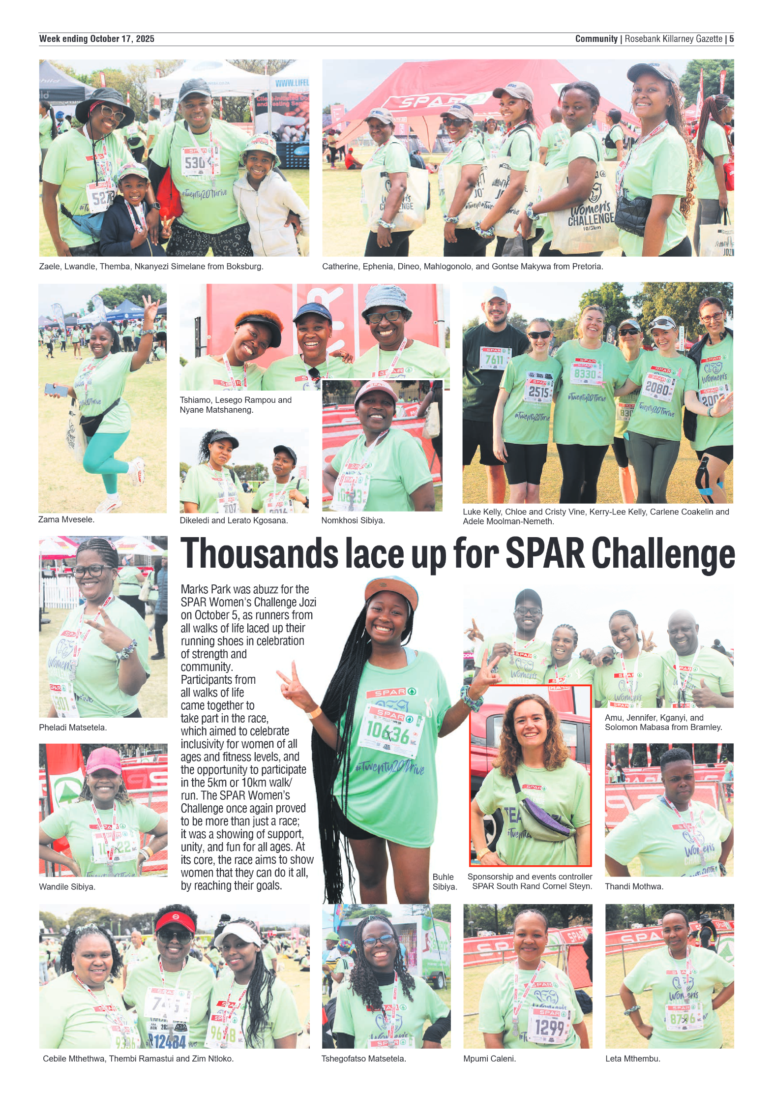 Rosebank Killarney Gazette 17 October 2025 page 5