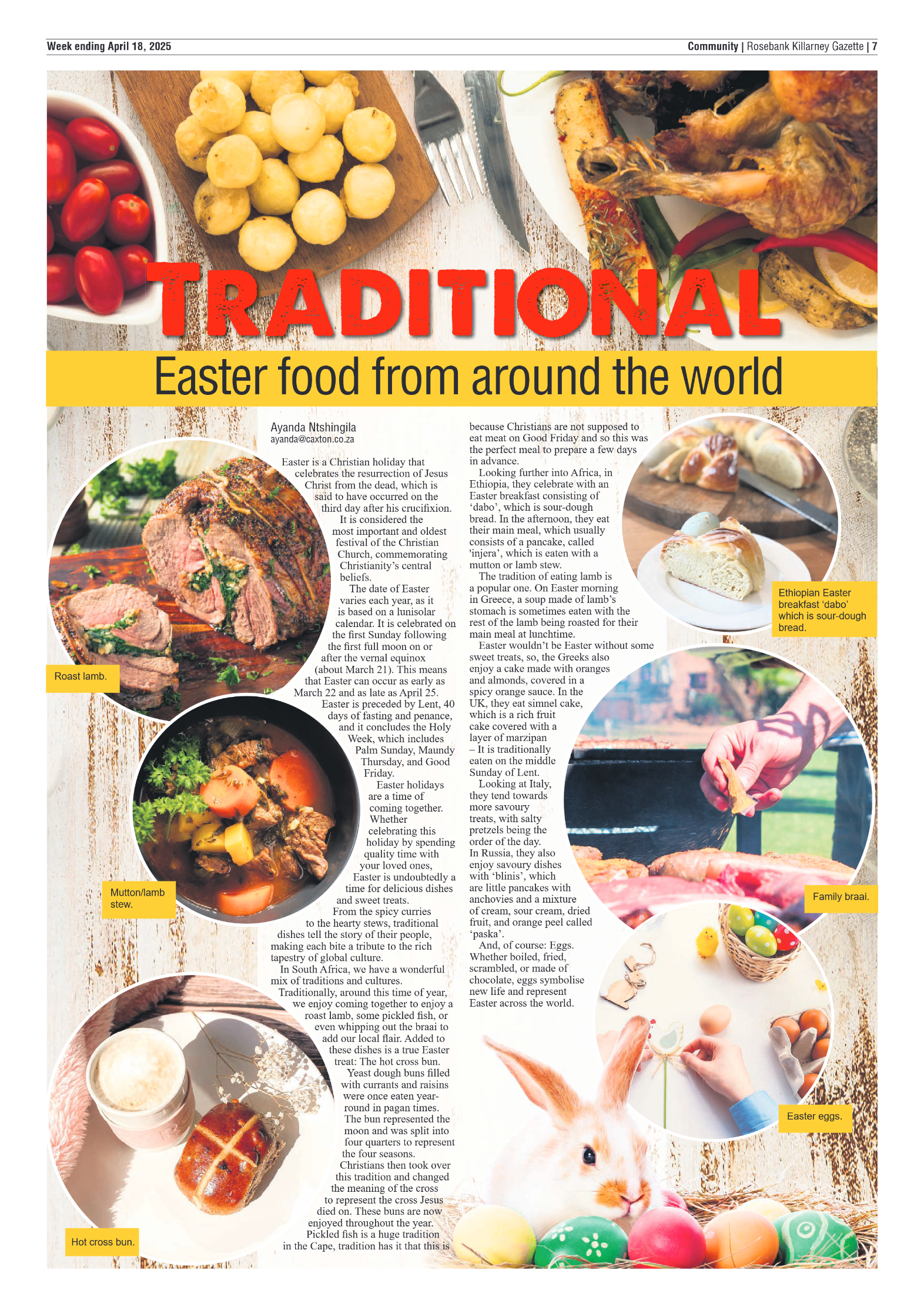 Rosebank Killarney Gazette 18 April 2025 page 7