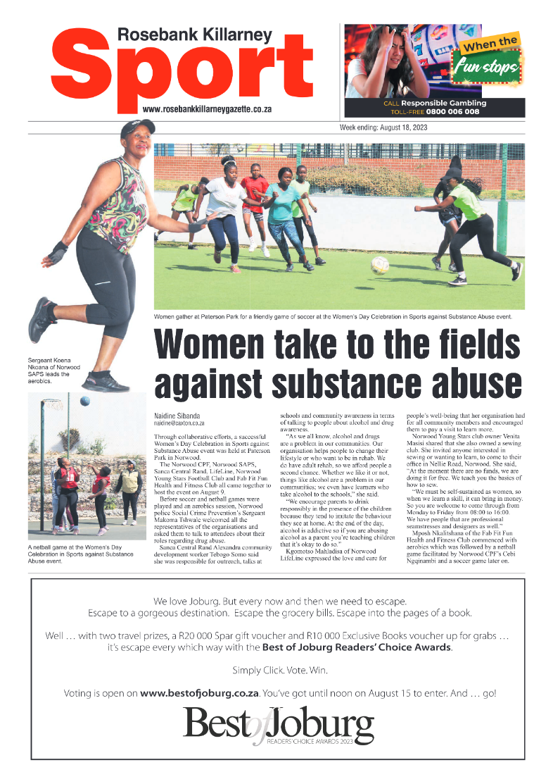 Rosebank Killarney Gazette 18 August 2023 page 12
