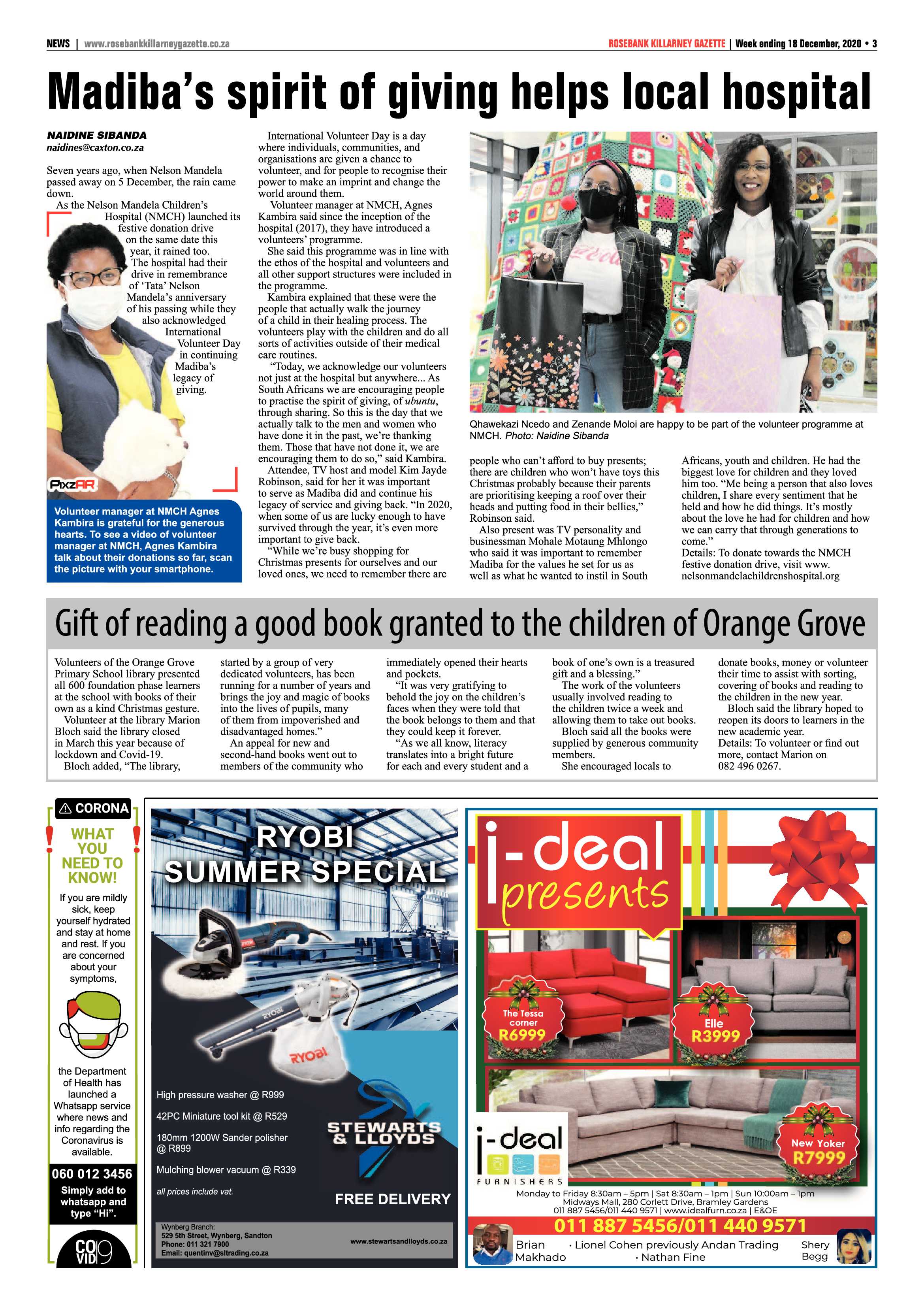 Rosebank Killarney Gazette 18 December 2020 page 3
