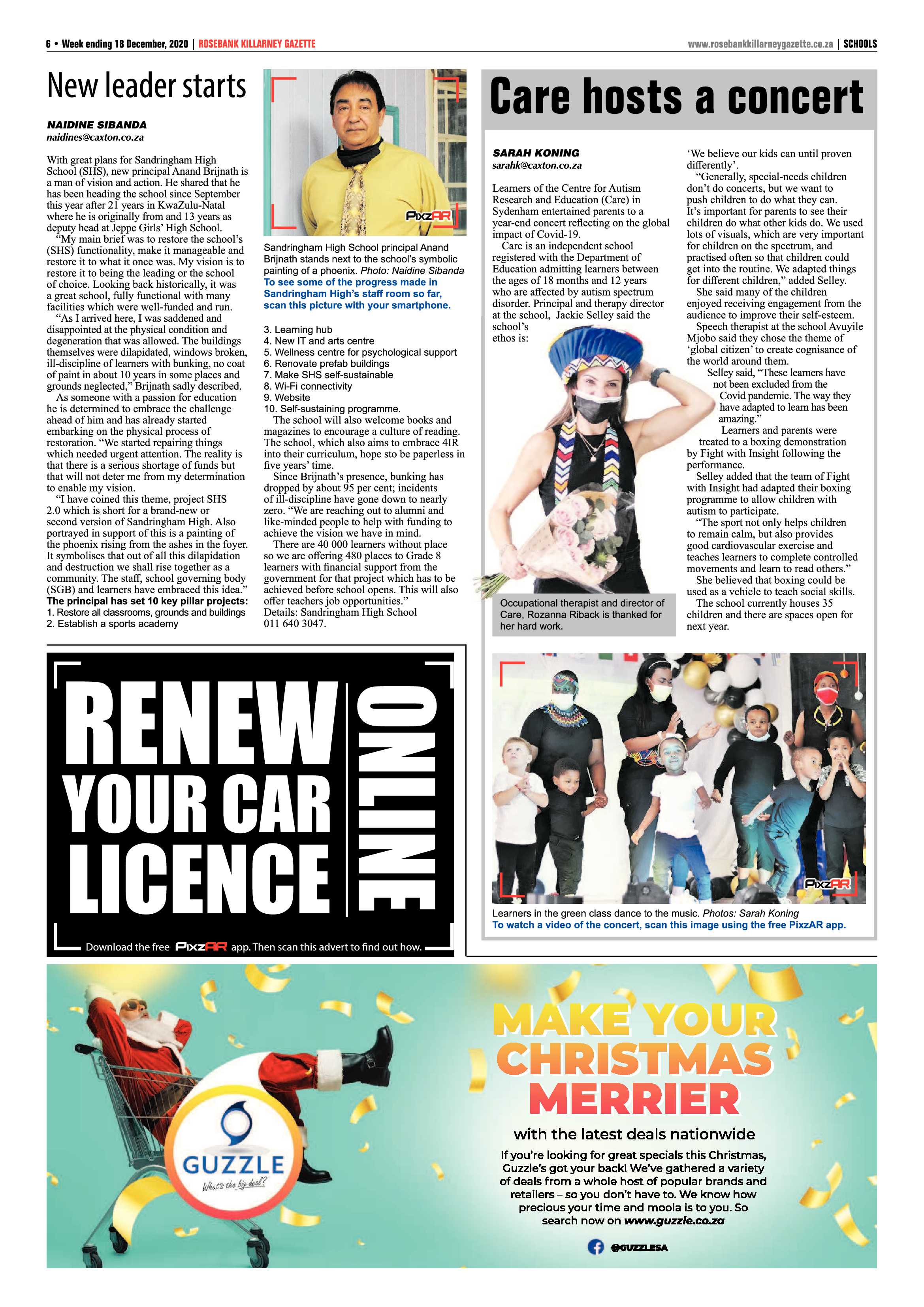 Rosebank Killarney Gazette 18 December 2020 page 6