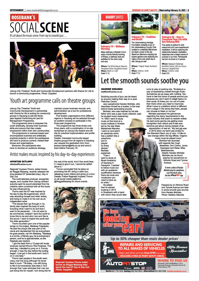 Rosebank Killarney Gazette 18 February  2022 page 9