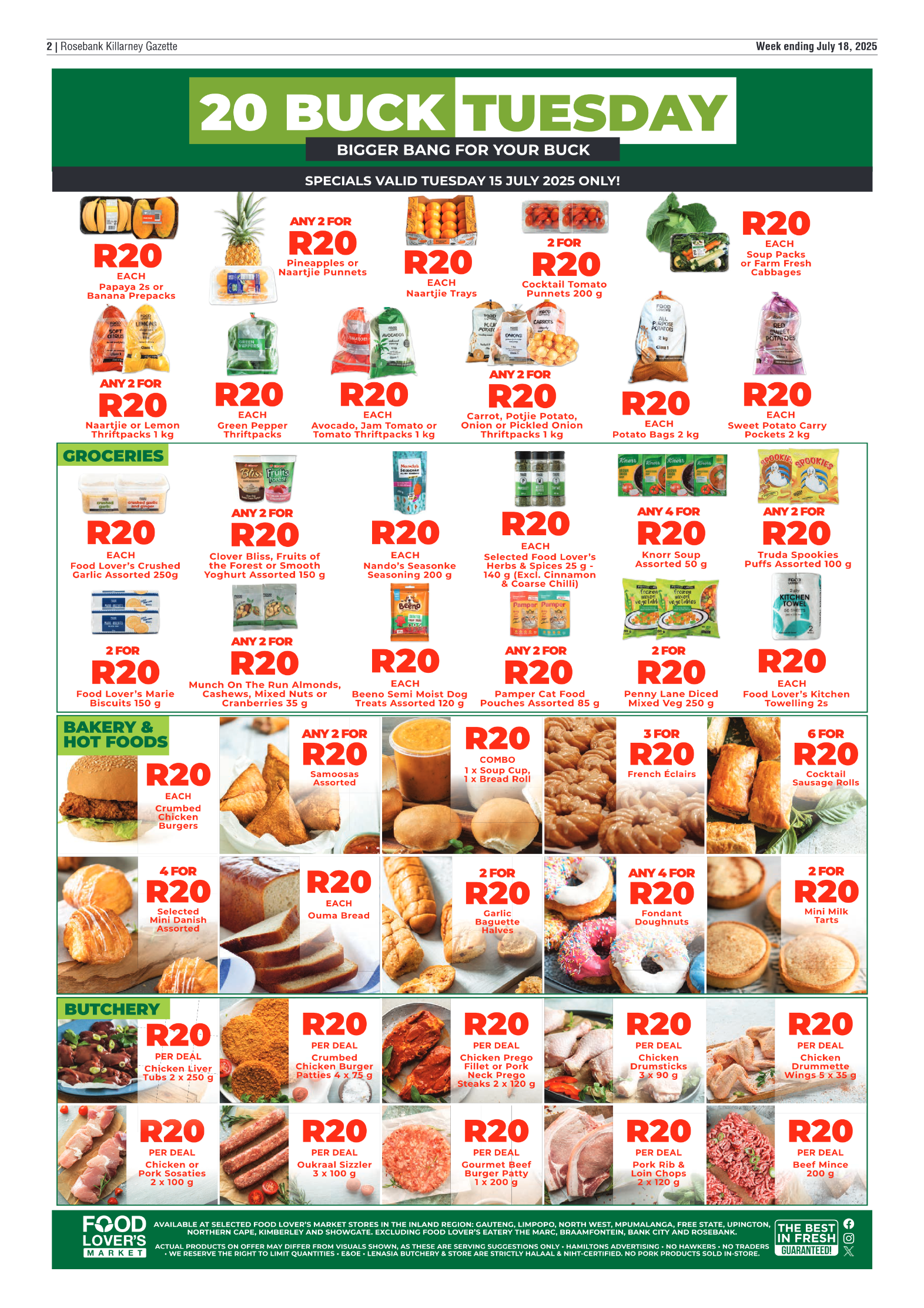 Rosebank Killarney Gazette 18 July 2025 page 2