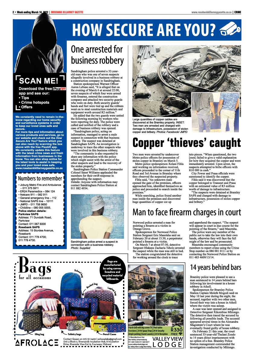 Rosebank Killarney Gazette 18 March 2022 page 2