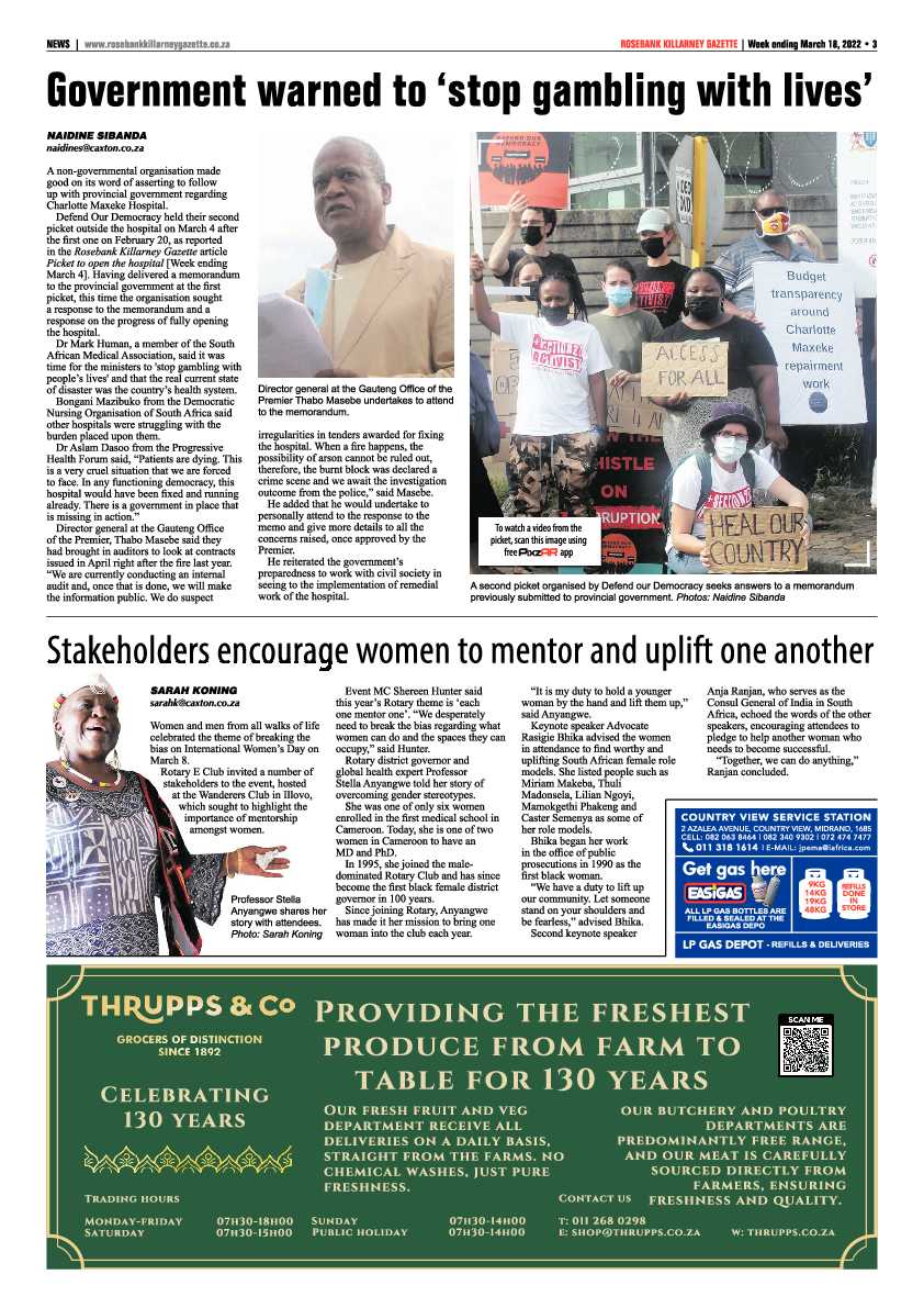 Rosebank Killarney Gazette 18 March 2022 page 3