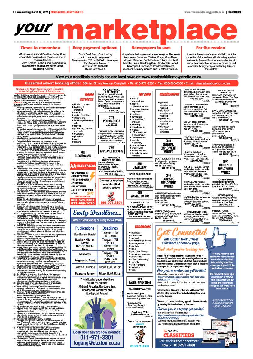 Rosebank Killarney Gazette 18 March 2022 page 6