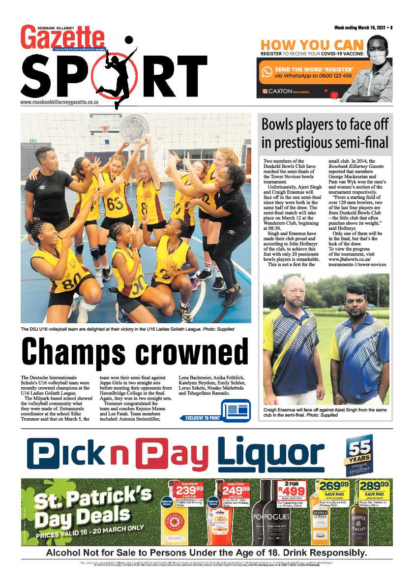 Rosebank Killarney Gazette 18 March 2022 page 8