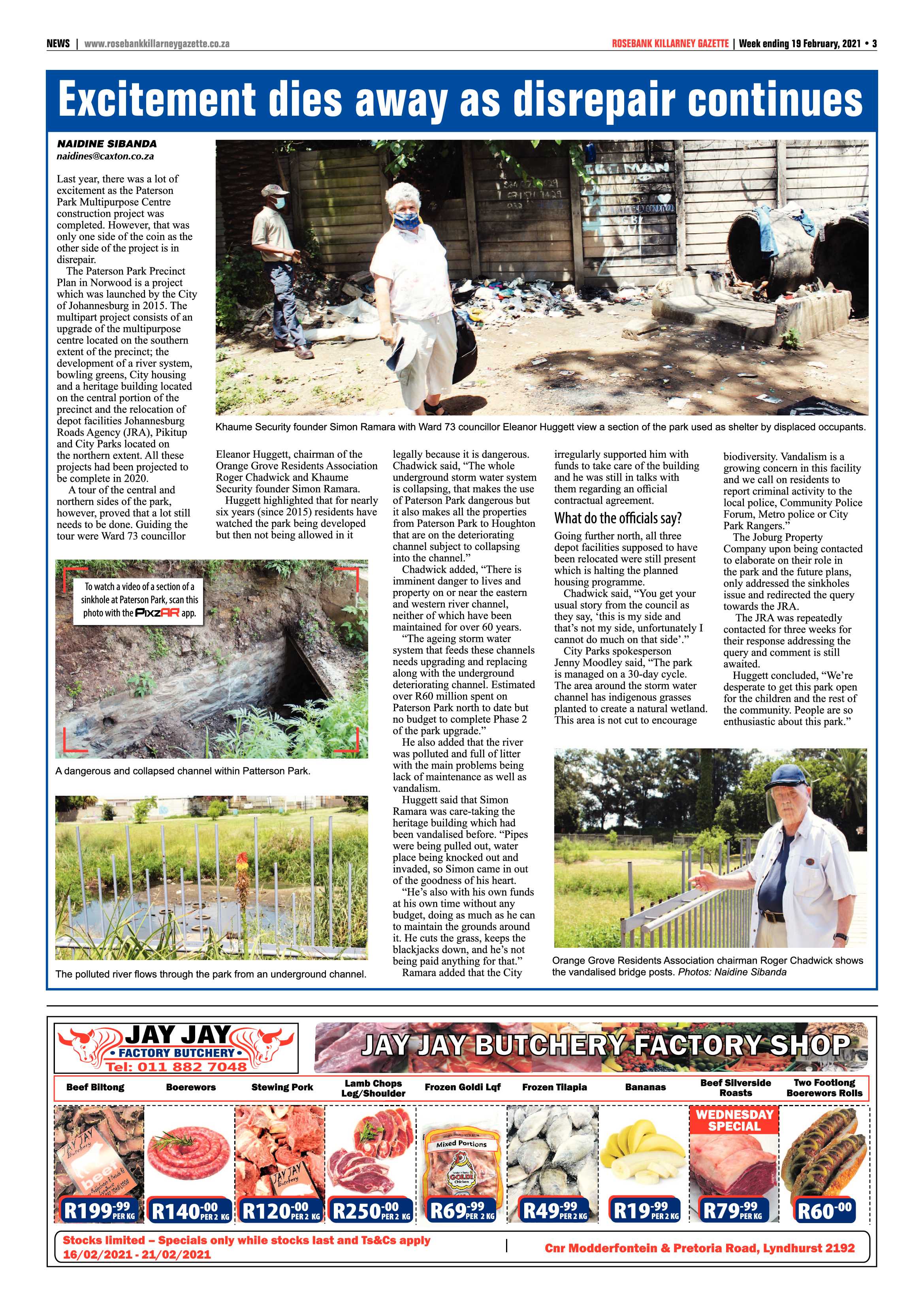 Rosebank Killarney Gazette 19 February 2021 page 3