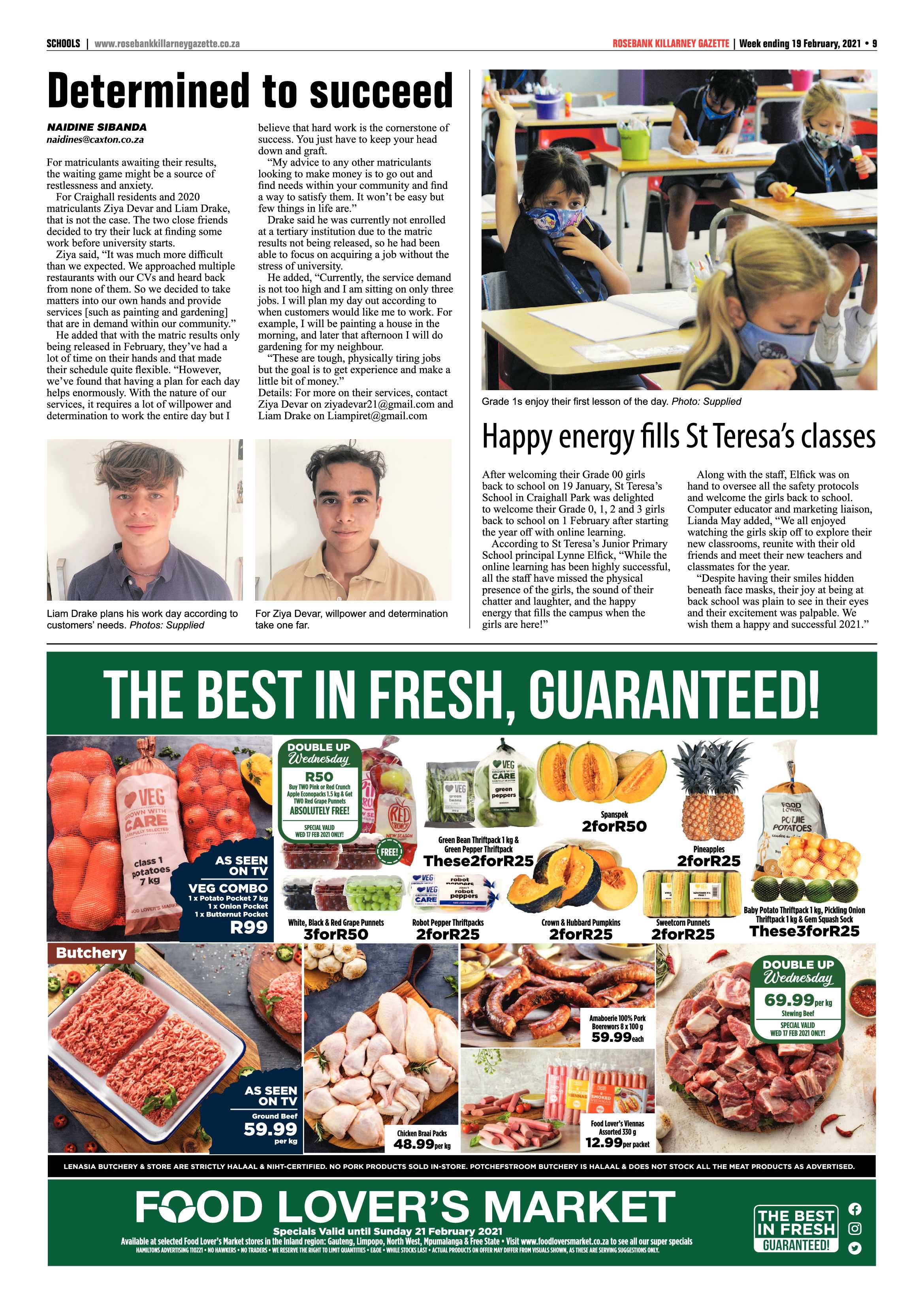 Rosebank Killarney Gazette 19 February 2021 page 9