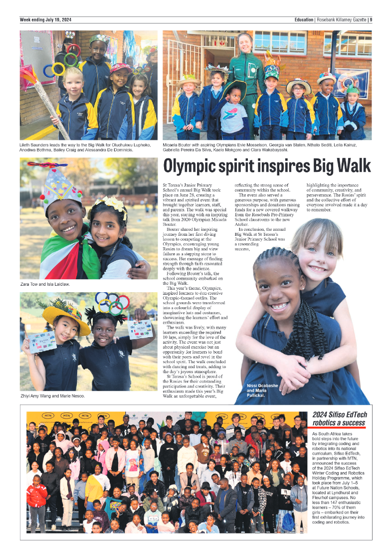 Rosebank Killarney Gazette 19 July 2024 page 9