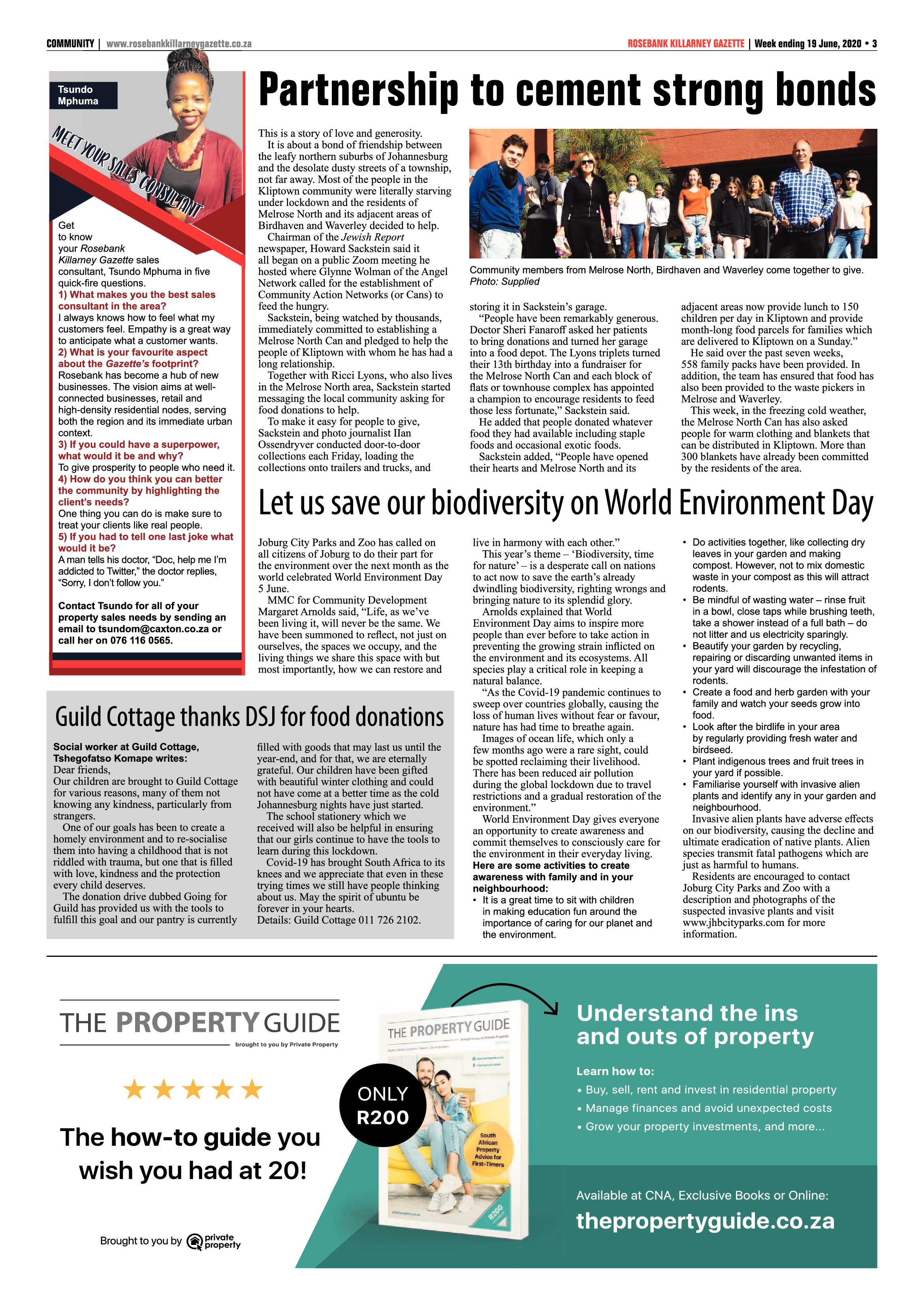 Rosebank Killarney Gazette 19 June 2020 page 3