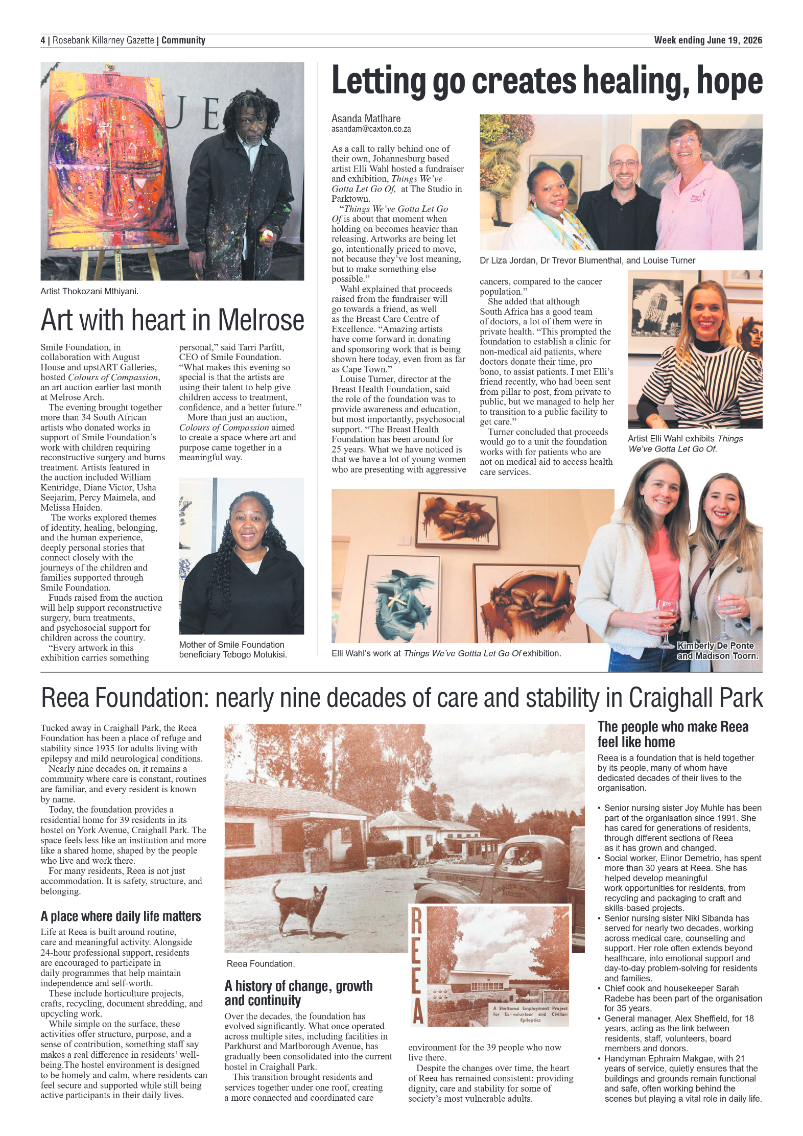 Rosebank Killarney Gazette 19 June 2026 page 4