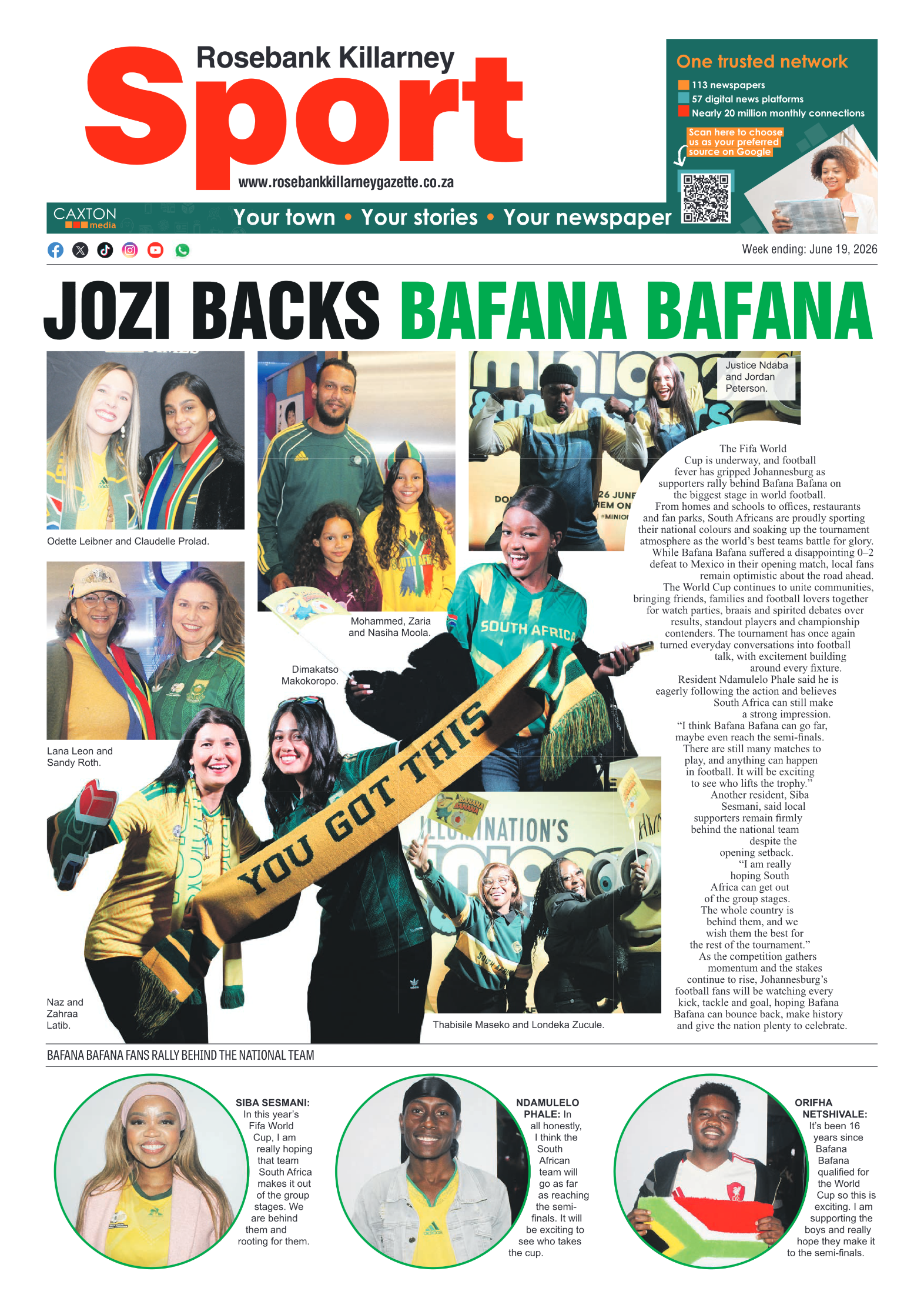 Rosebank Killarney Gazette 19 June 2026 page 8