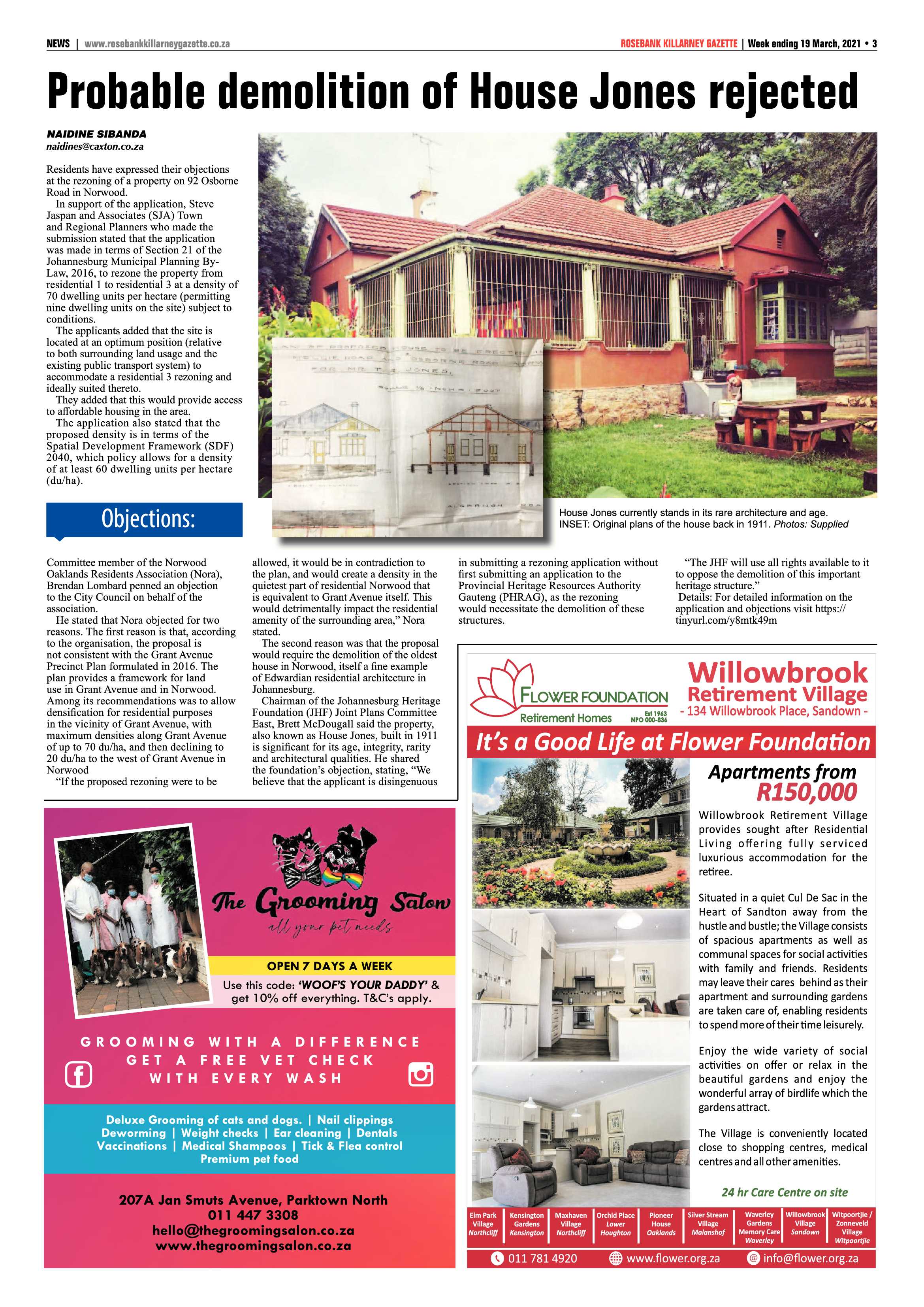 Rosebank Killarney Gazette 19 March 2021 page 3