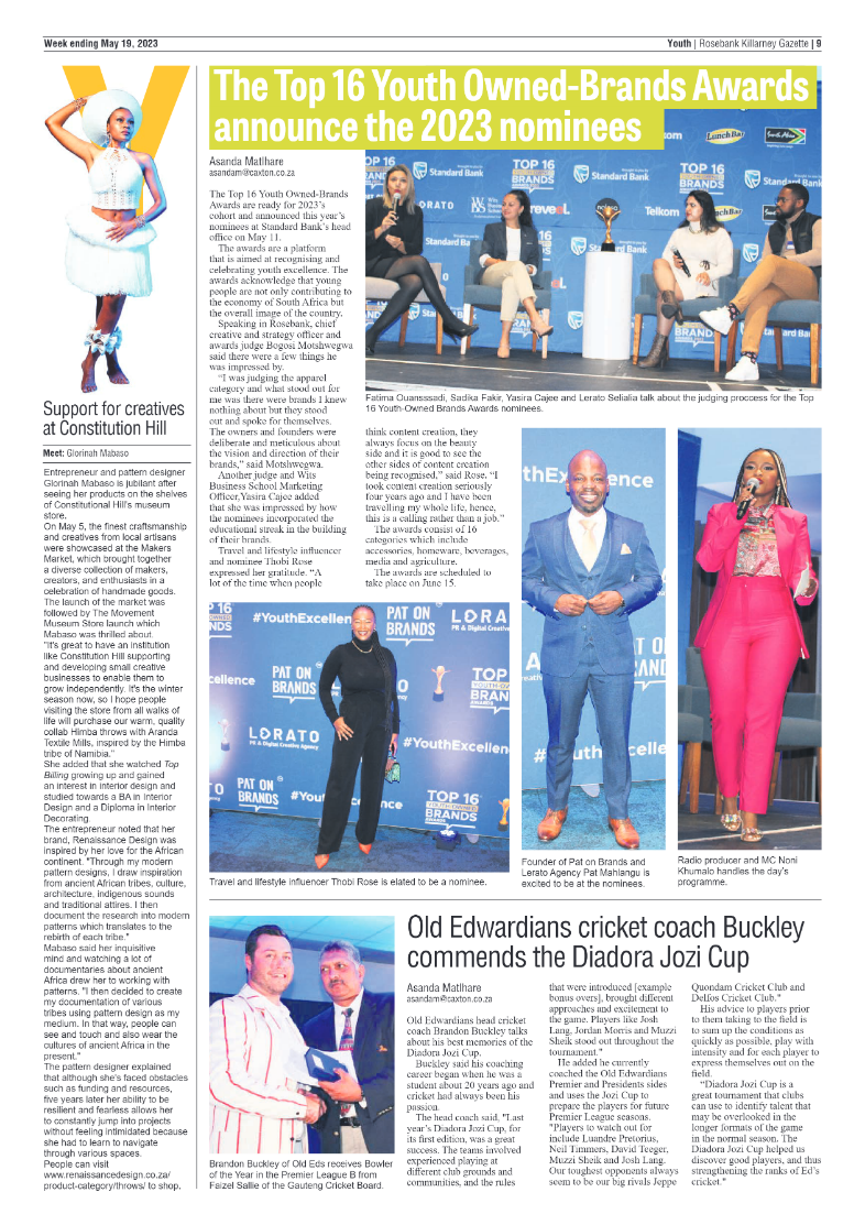 Rosebank Killarney Gazette 19 May 2023 page 9
