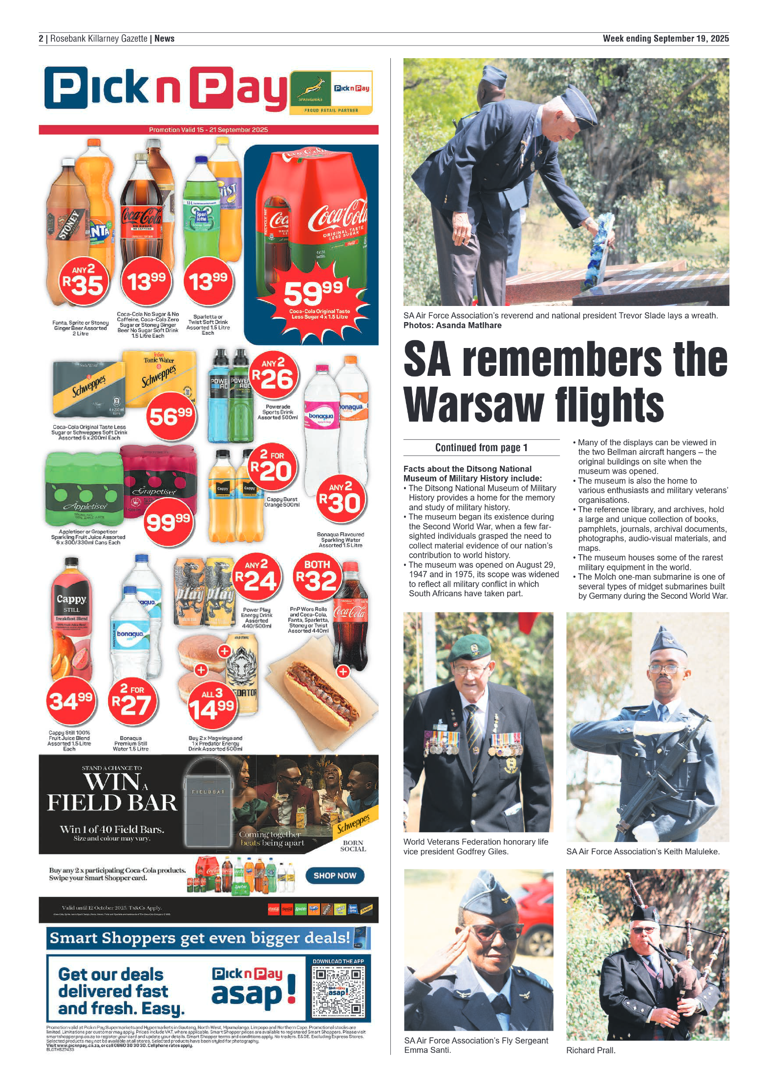 Rosebank Killarney Gazette 19 September 2025 page 2