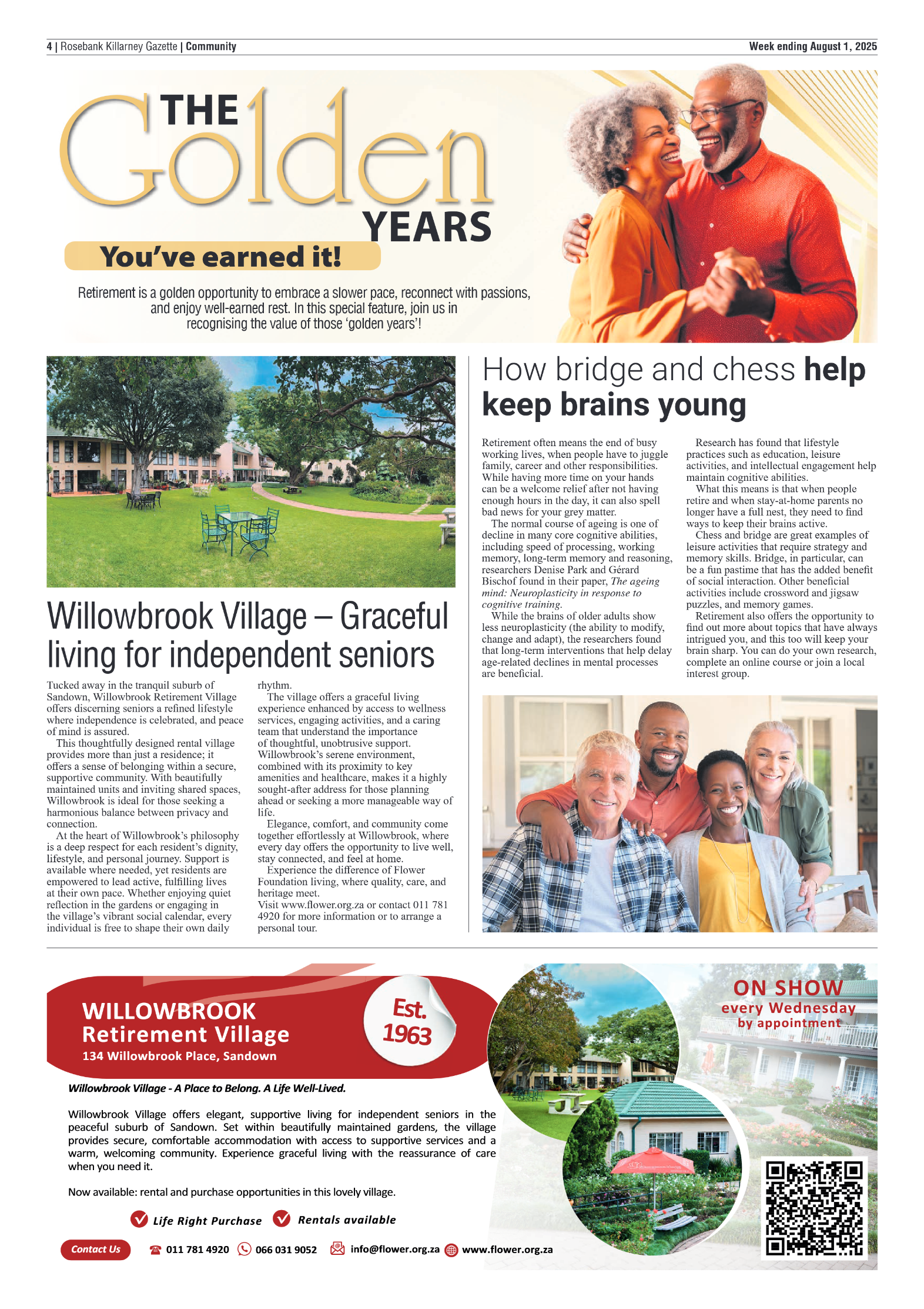 Rosebank Killarney Gazette 1 August 2025 page 4