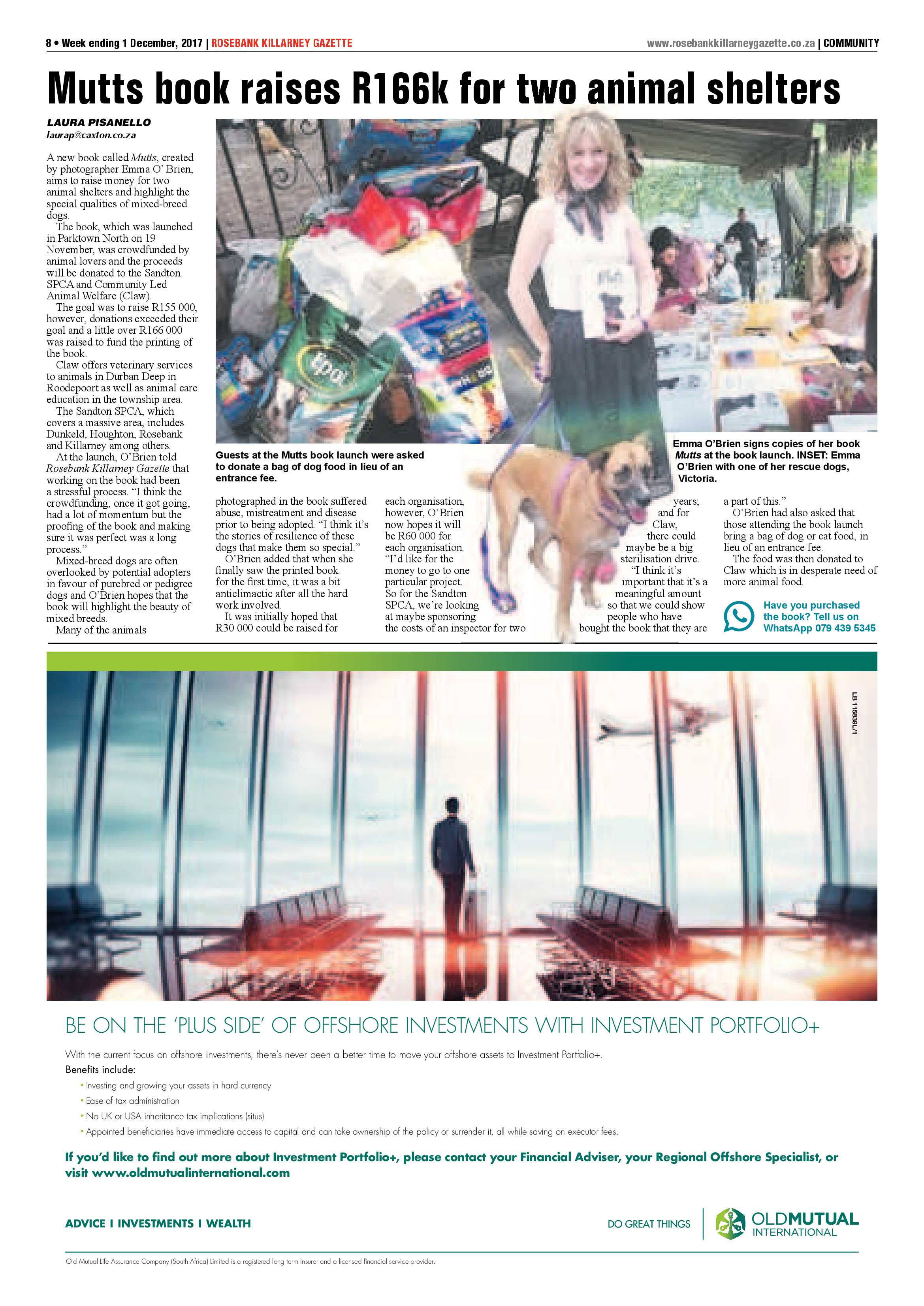 Rosebank Killarney Gazette 1 December page 8