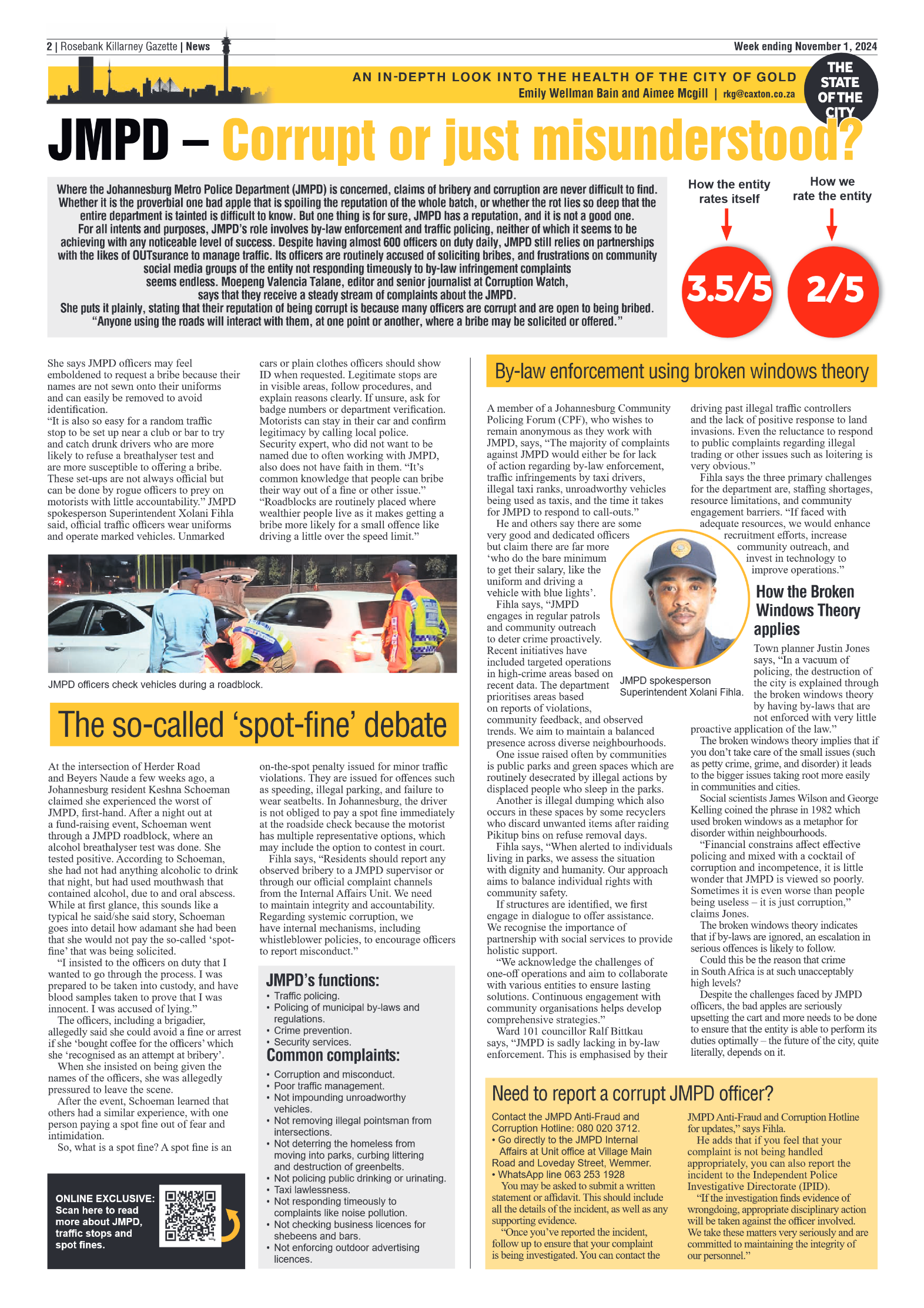 Rosebank Killarney Gazette 1 November 2024 page 2