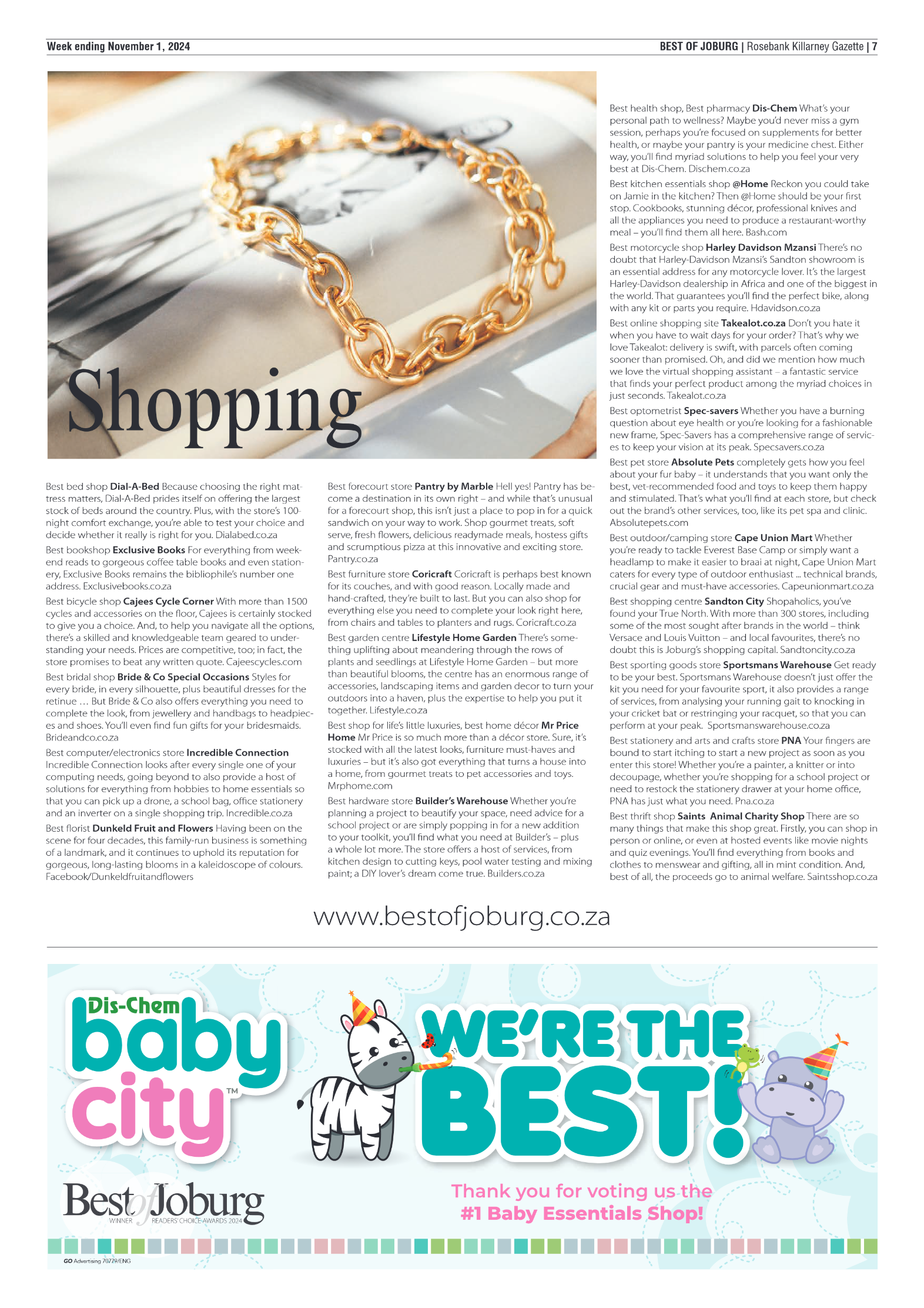 Rosebank Killarney Gazette 1 November 2024 page 7