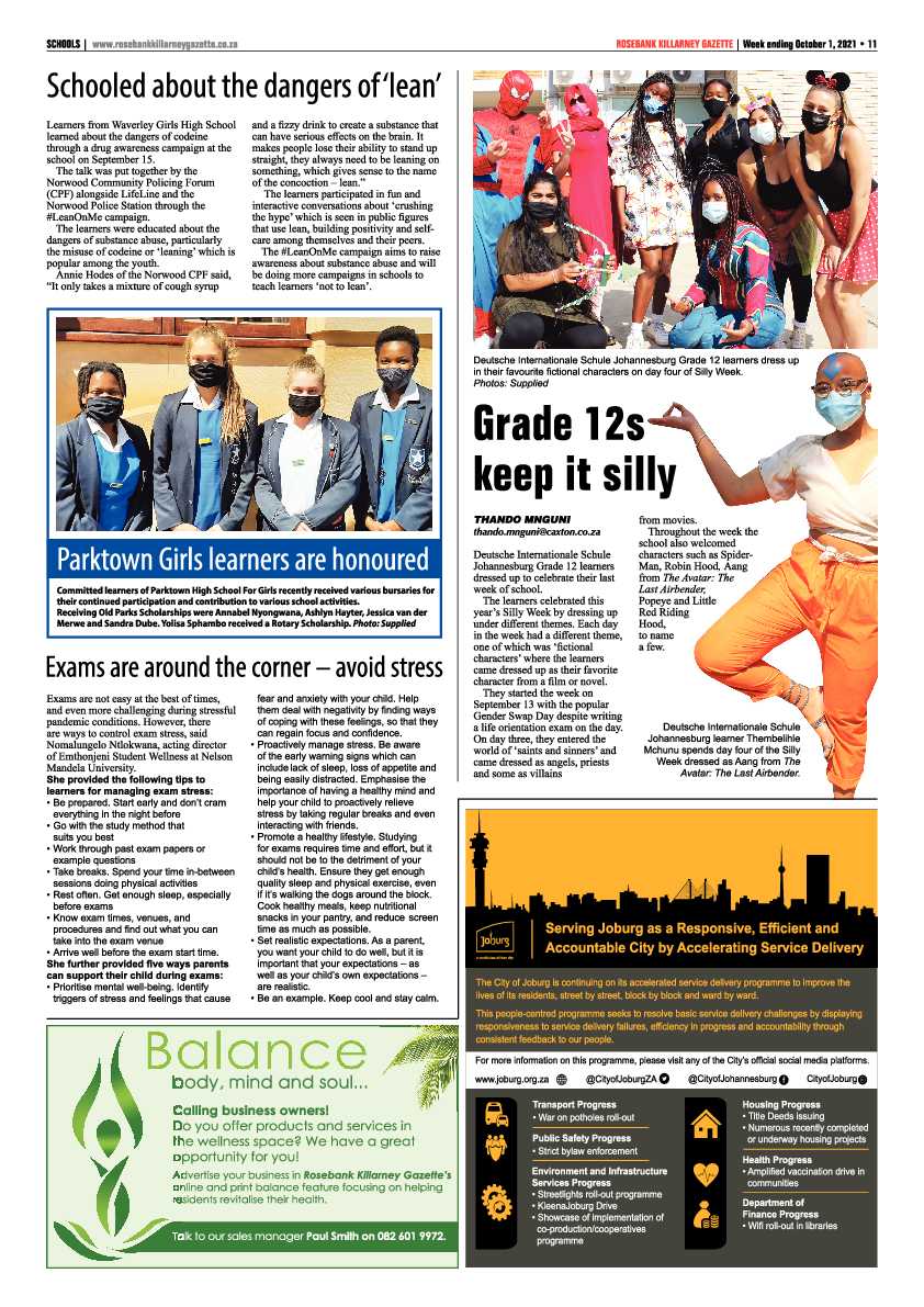 Rosebank Killarney Gazette 1 October 2021 page 11