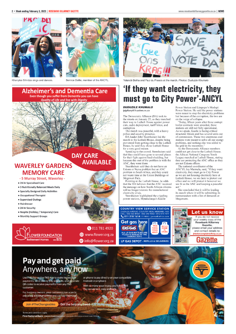 Rosebank Killarney Gazette Feb 3 2023 page 2
