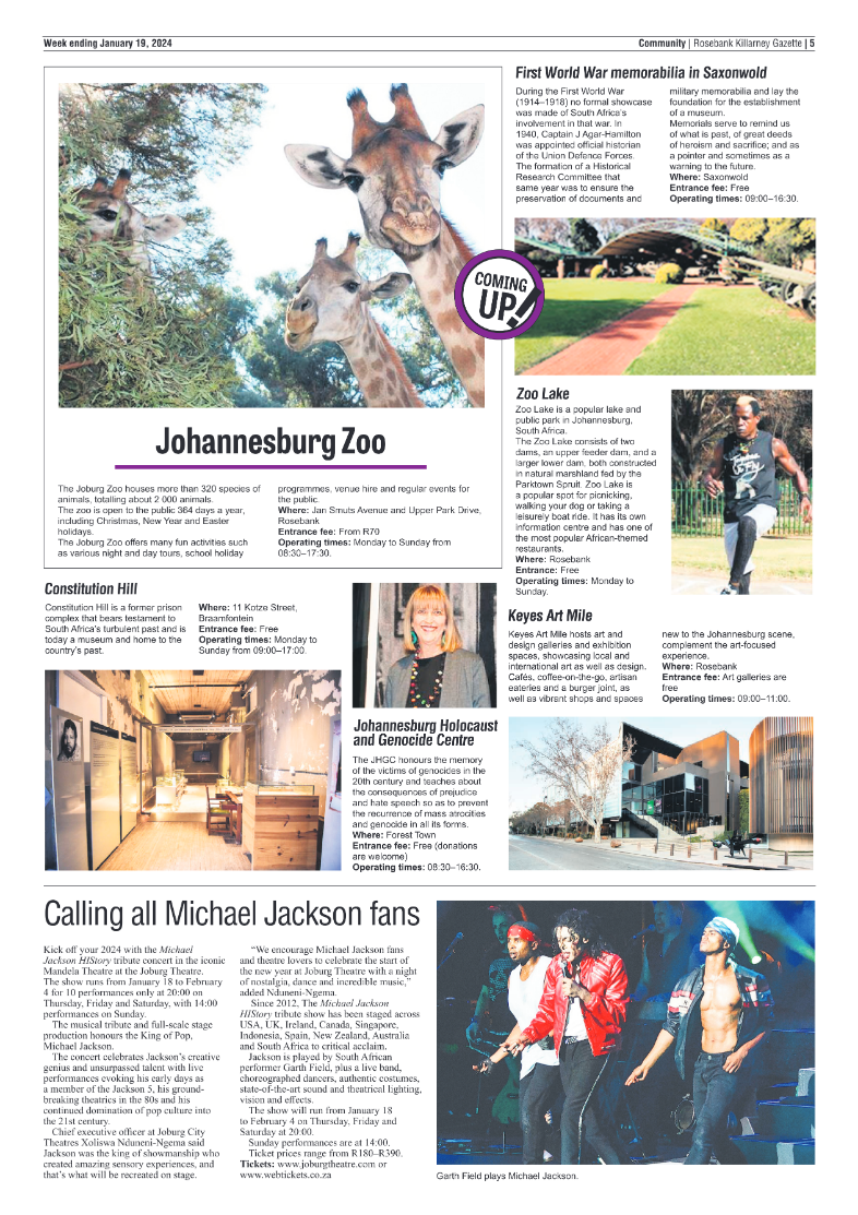 Rosebank Killarney Gazette 19 Jan 2024 page 5