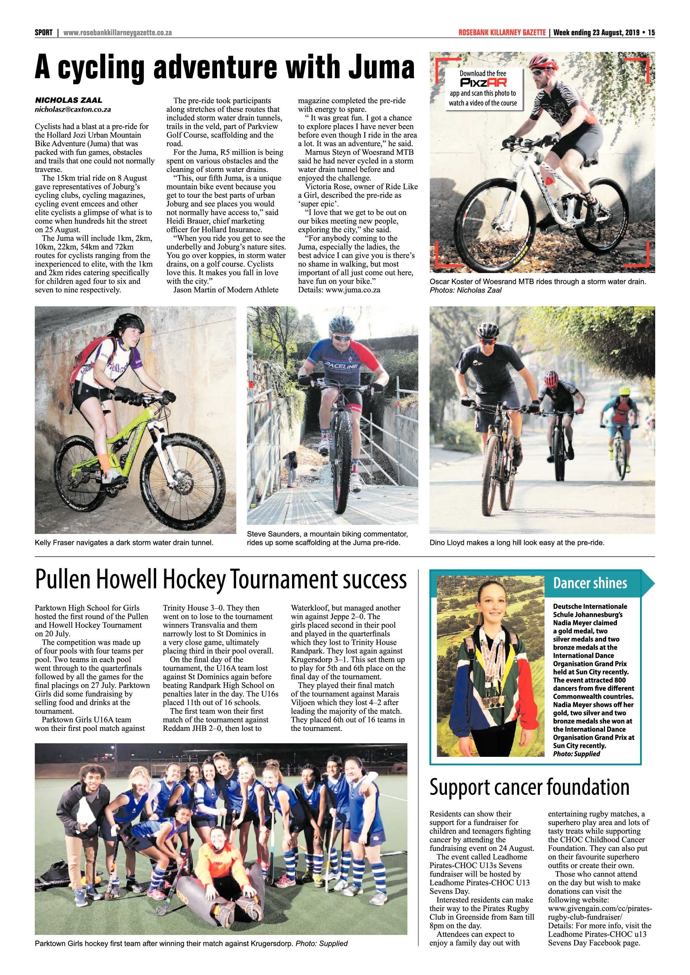 Rosebank Killarney Gazette 20 August, 2019 page 15