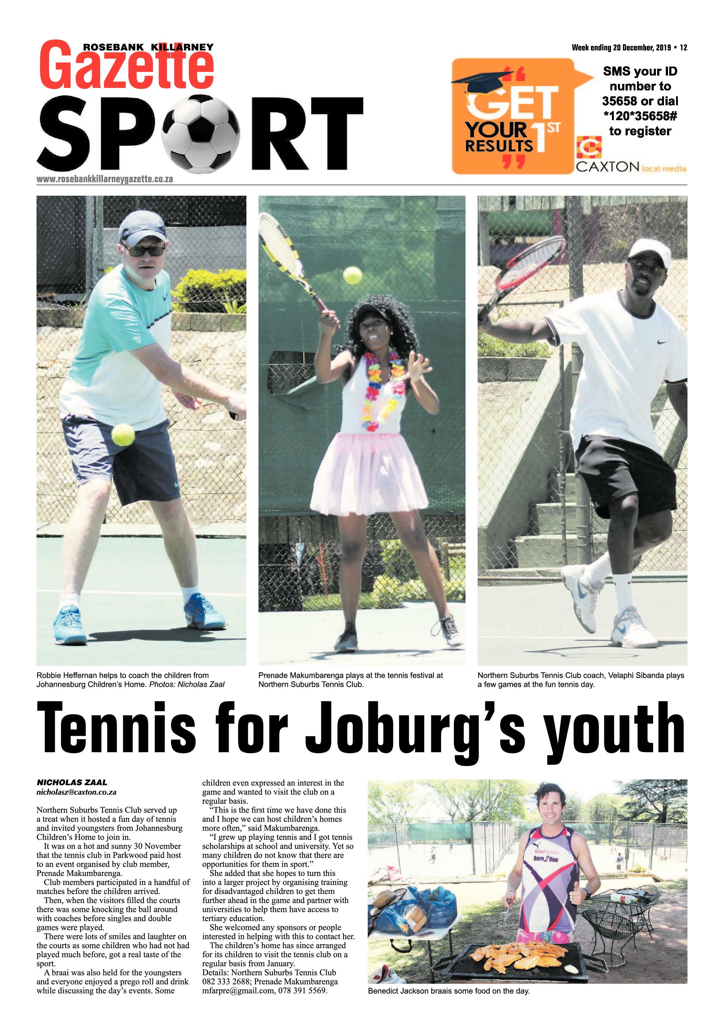 Rosebank Killarney Gazette 20 December 2019 page 12