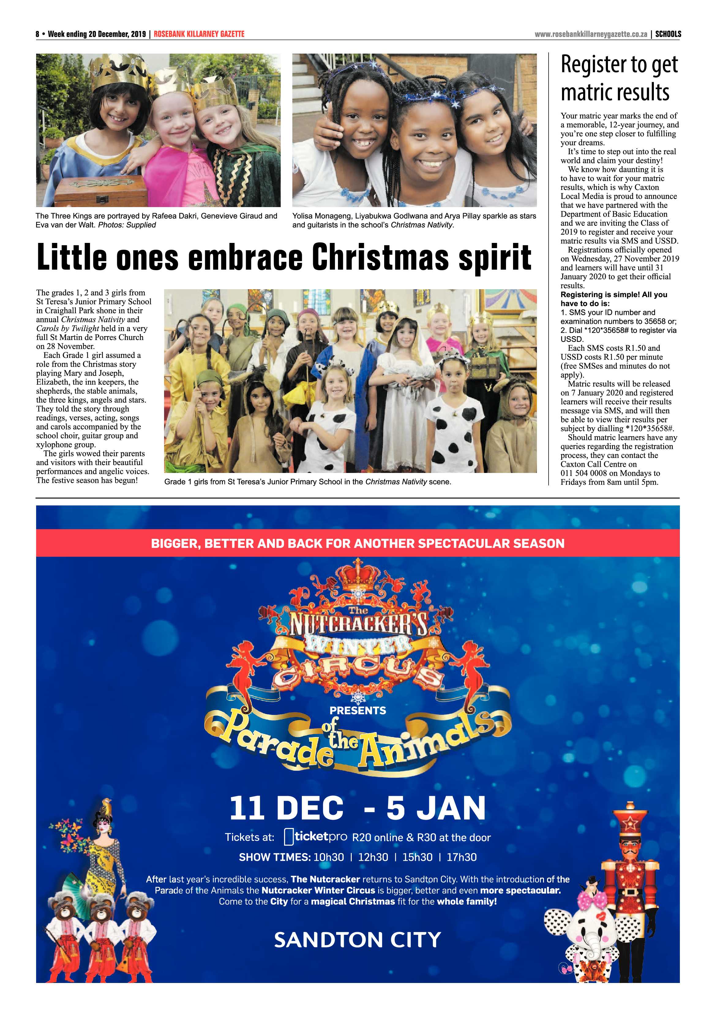 Rosebank Killarney Gazette 20 December 2019 page 8