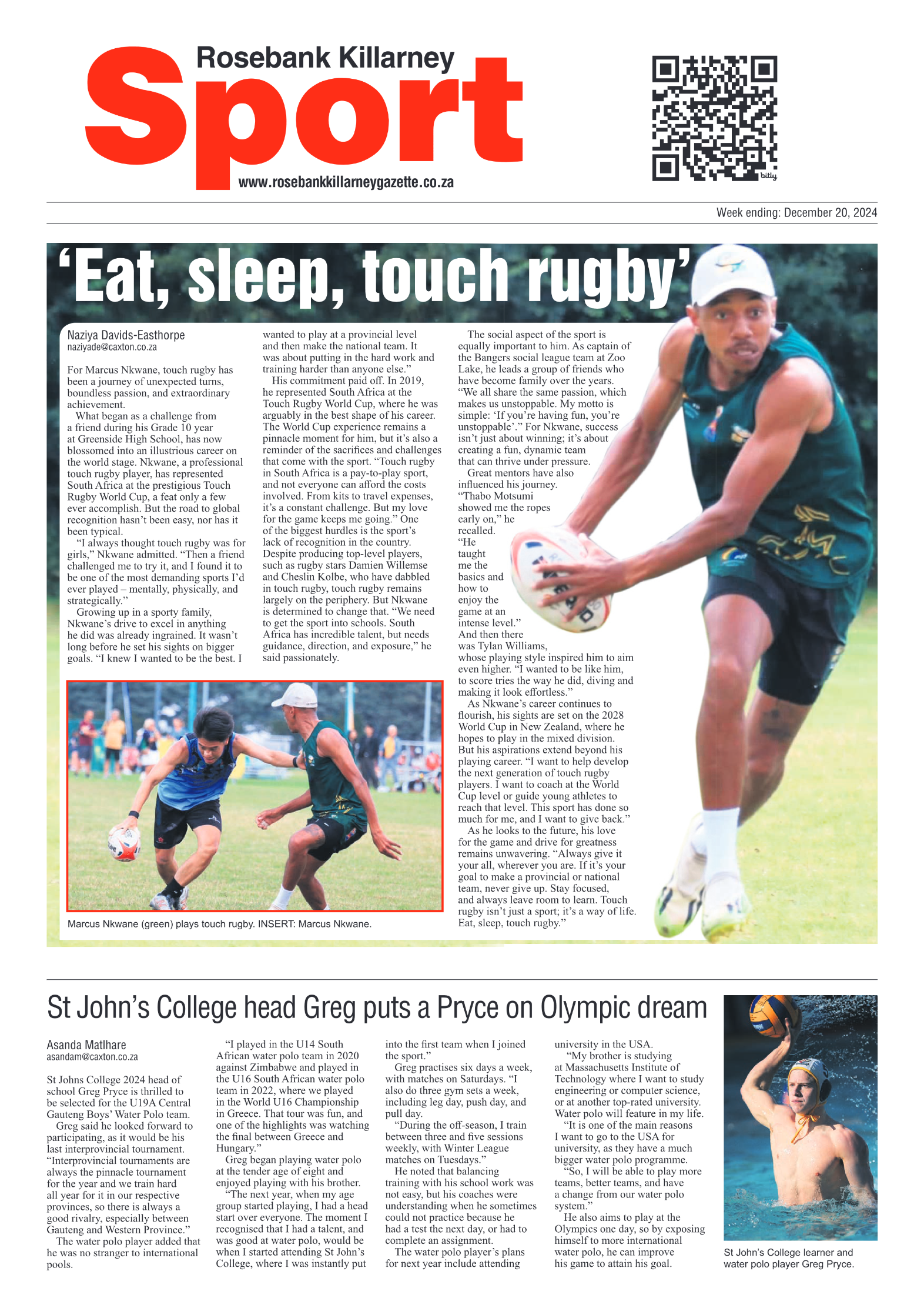 Rosebank Killarney Gazette 20 December 2024 page 8