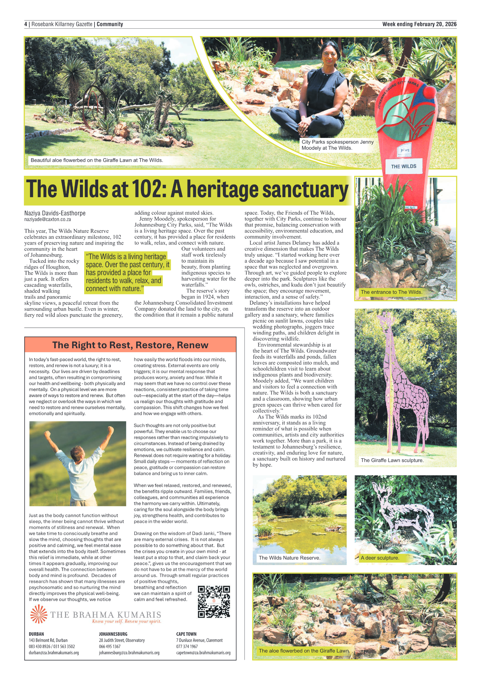 Rosebank Killarney Gazette 20 February 2026 page 4