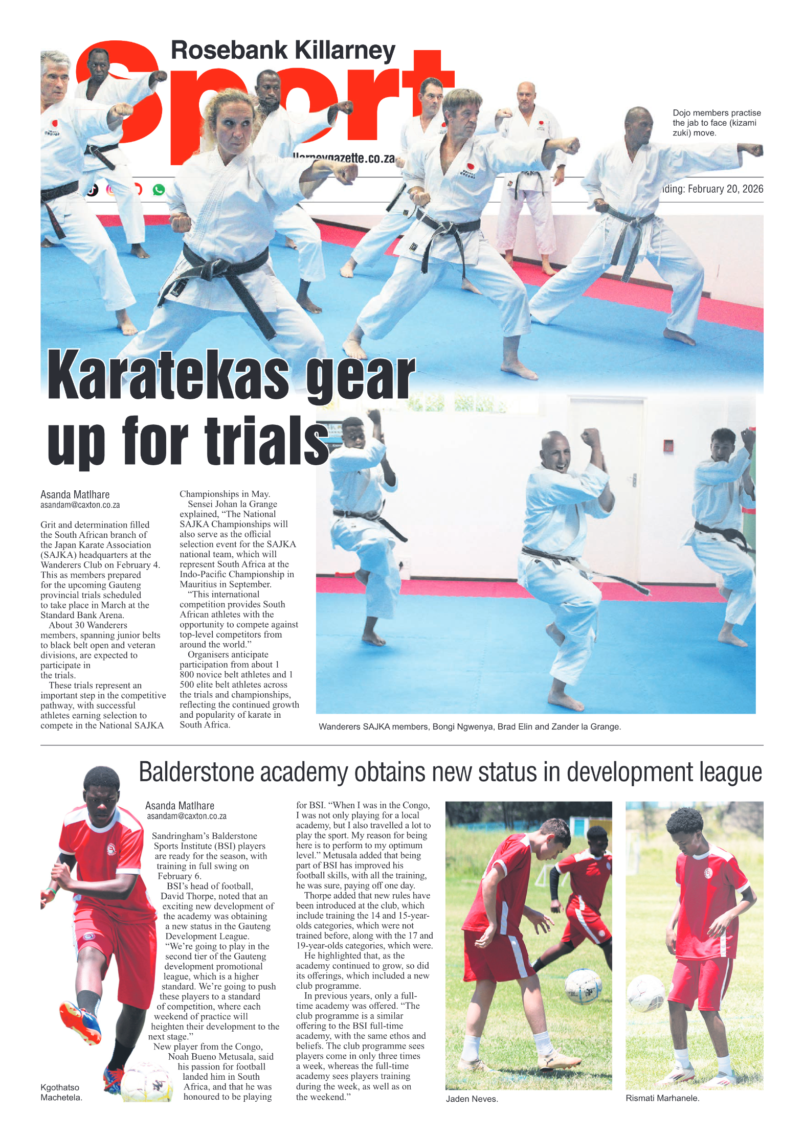 Rosebank Killarney Gazette 20 February 2026 page 8