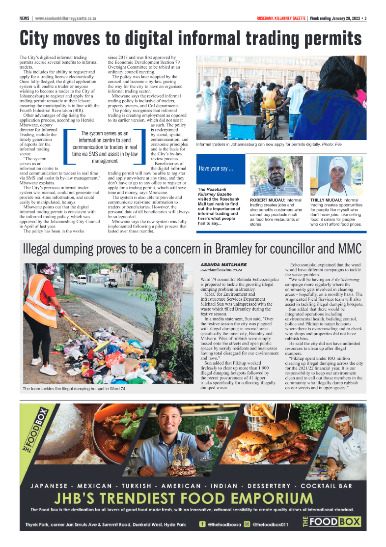 Rosebank Killarney Gazette 20 Jan 2023 page 3